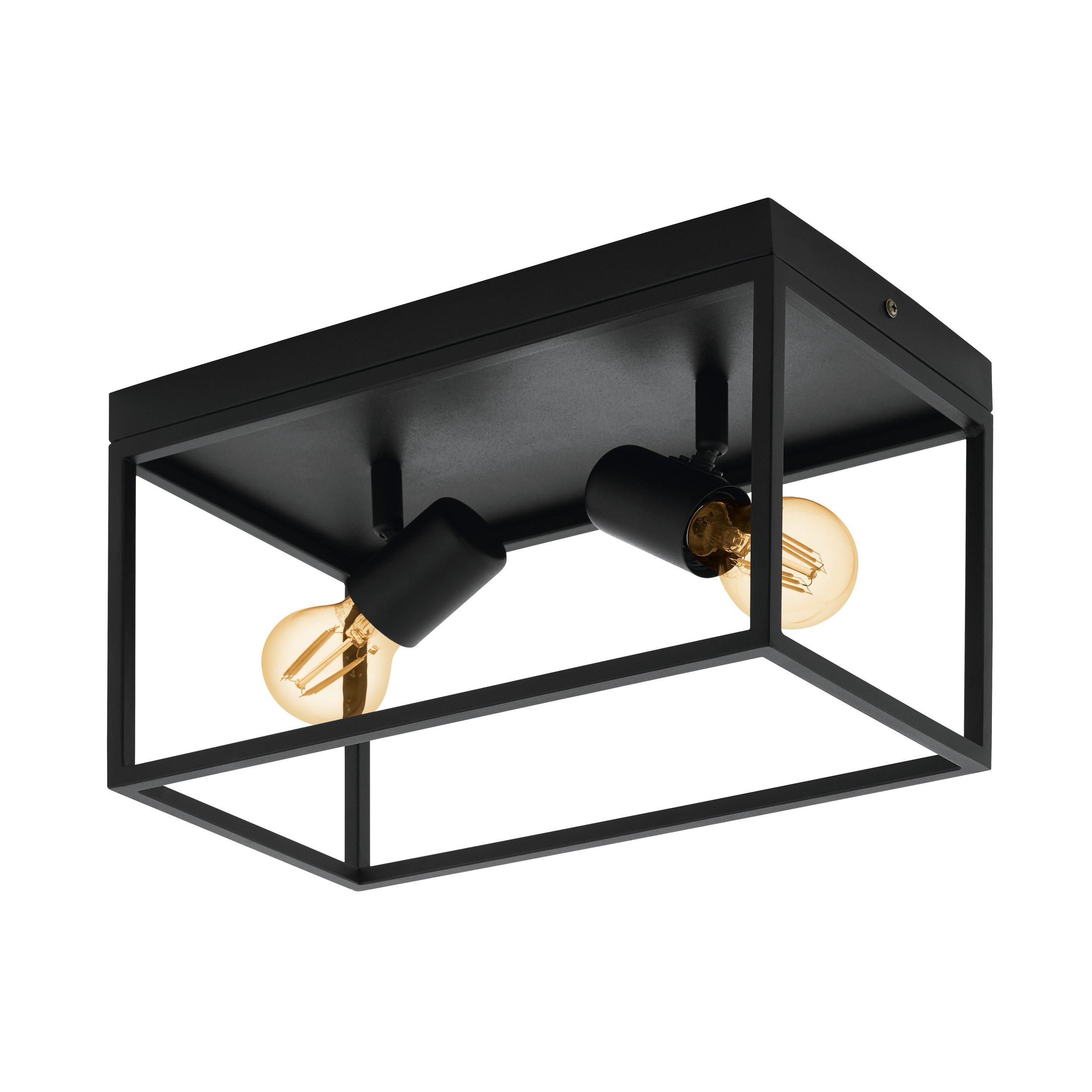 Plafonnier SILENTINA noir Ø18cm