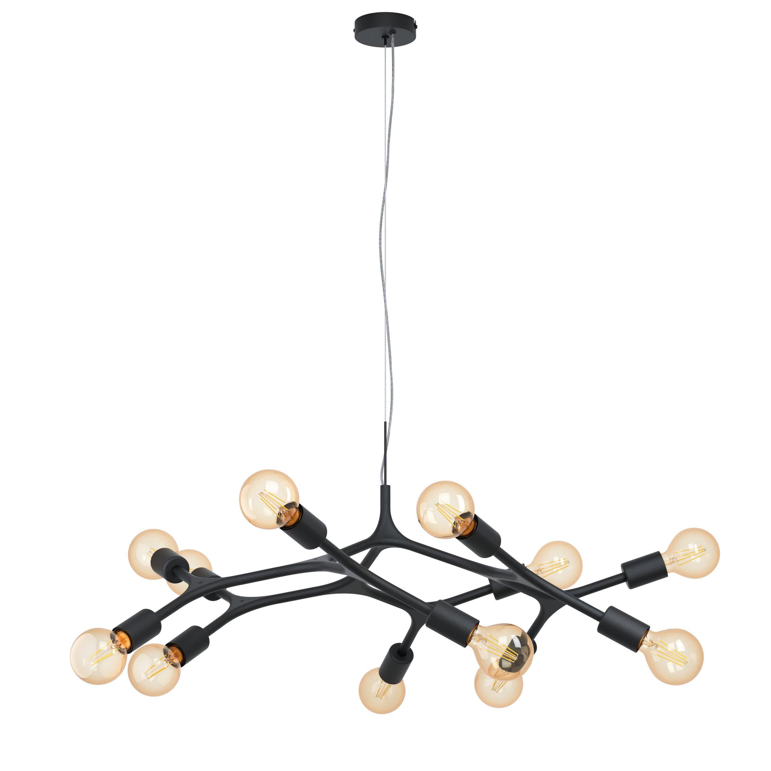 Suspension BOCADELLA noir Ø92cm
