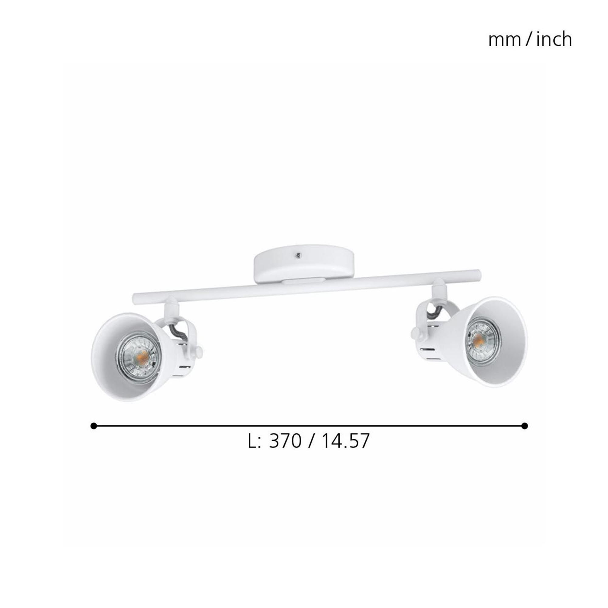 Réglette SERAS 1 blanc Ø6,5cm