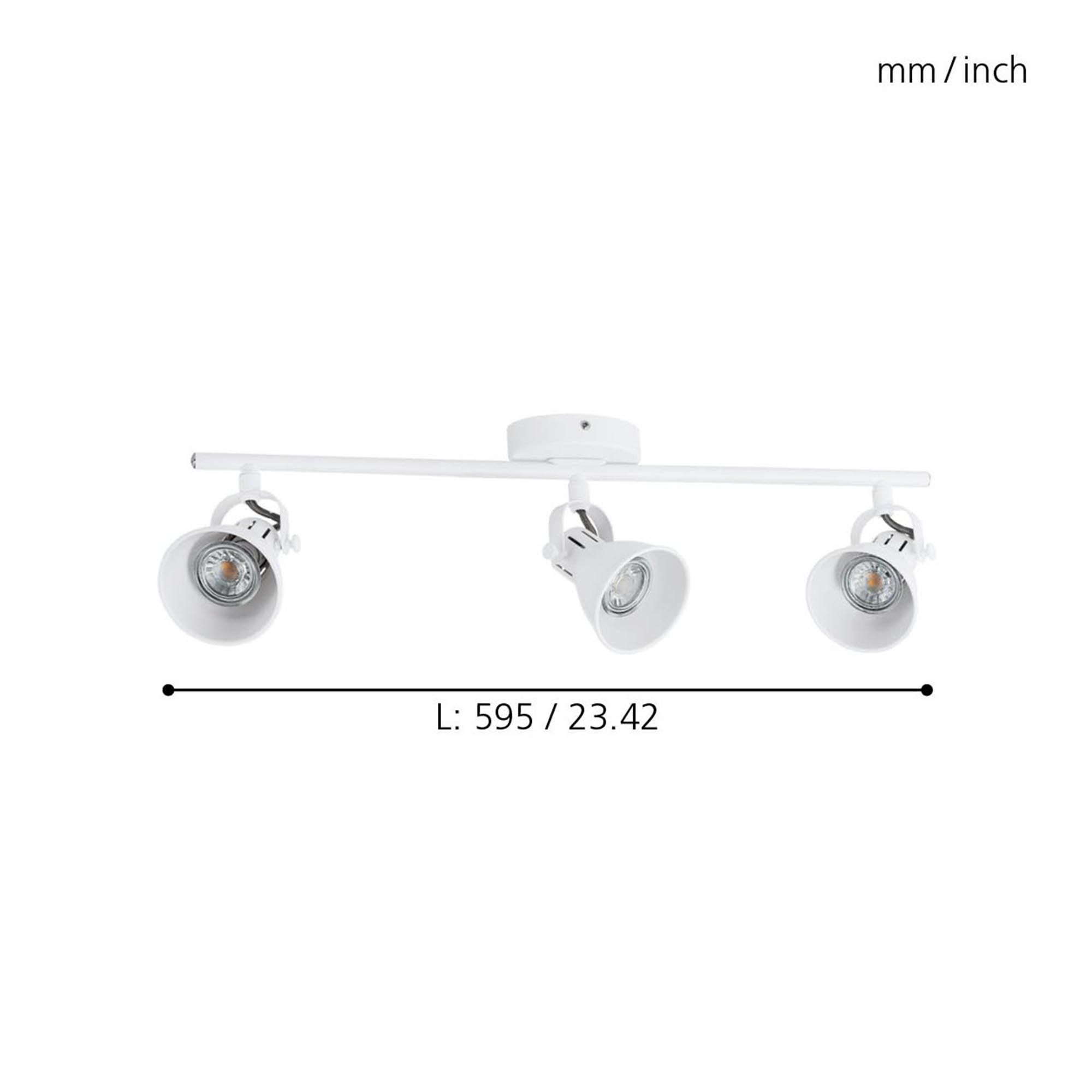Réglette SERAS 1 blanc Ø6,5cm