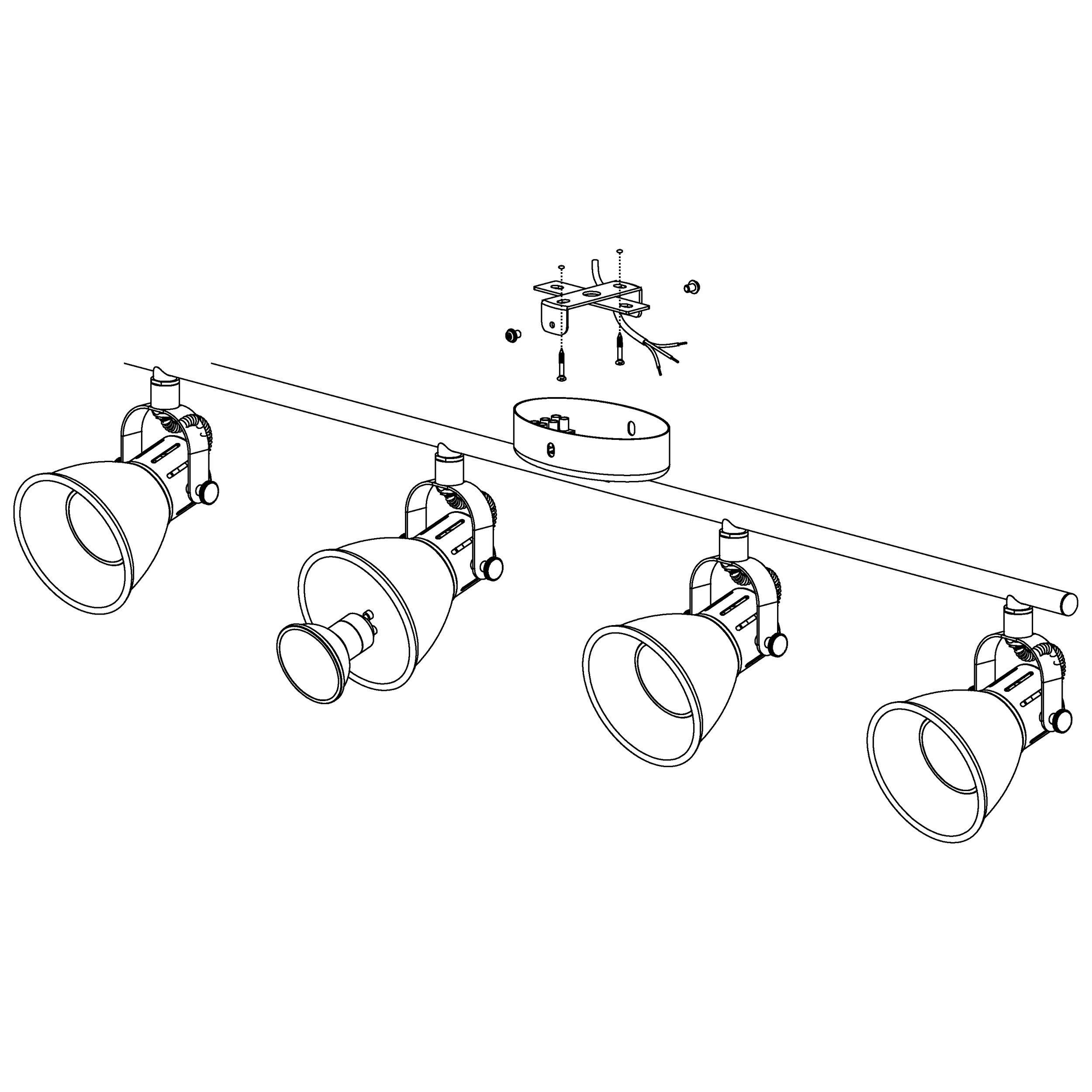 Réglette SERAS 1 blanc Ø6,5cm