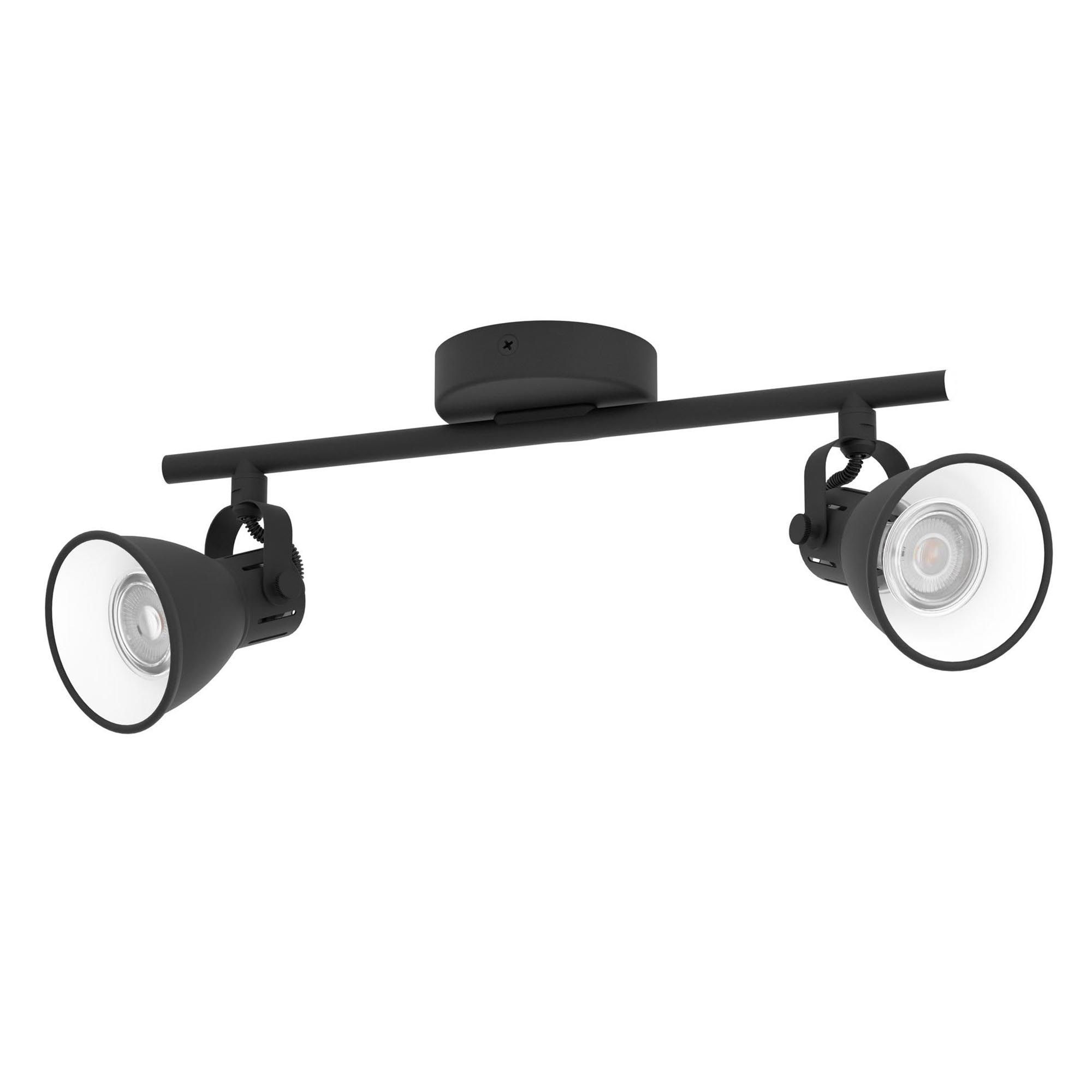 Réglette SERAS 2 noir Ø31cm