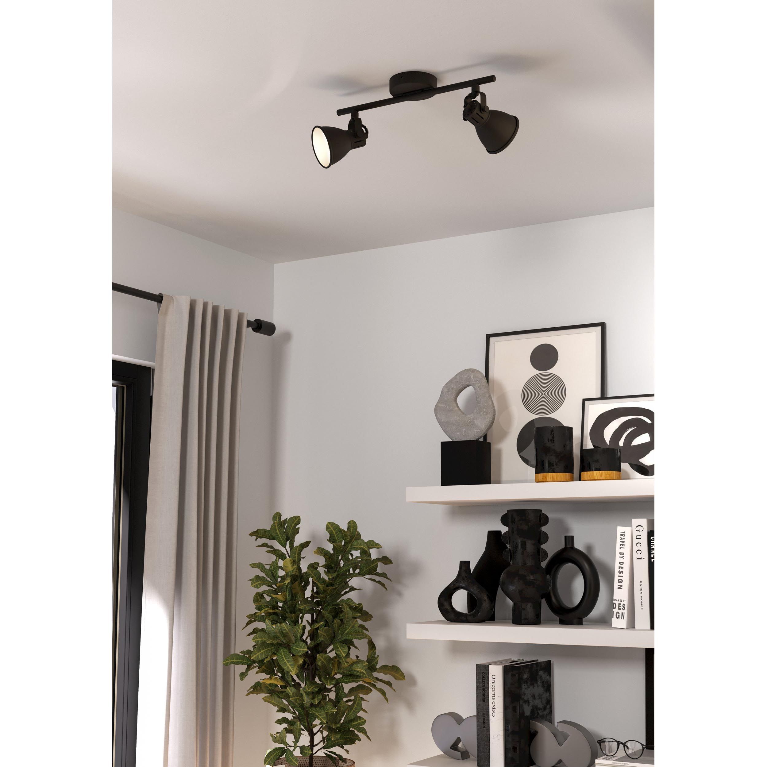 Réglette SERAS 2 noir Ø31cm