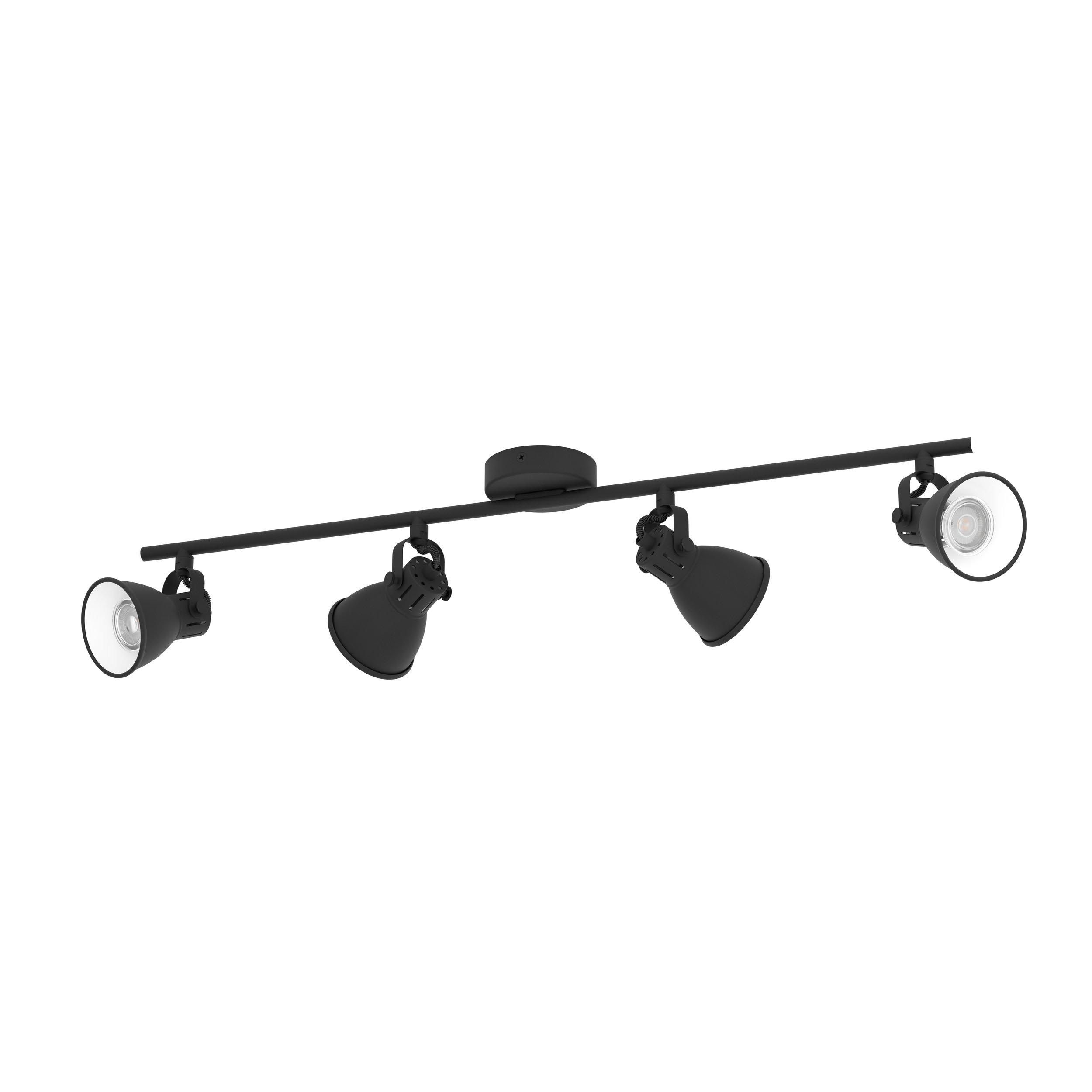 Réglette SERAS 2 noir L77cm