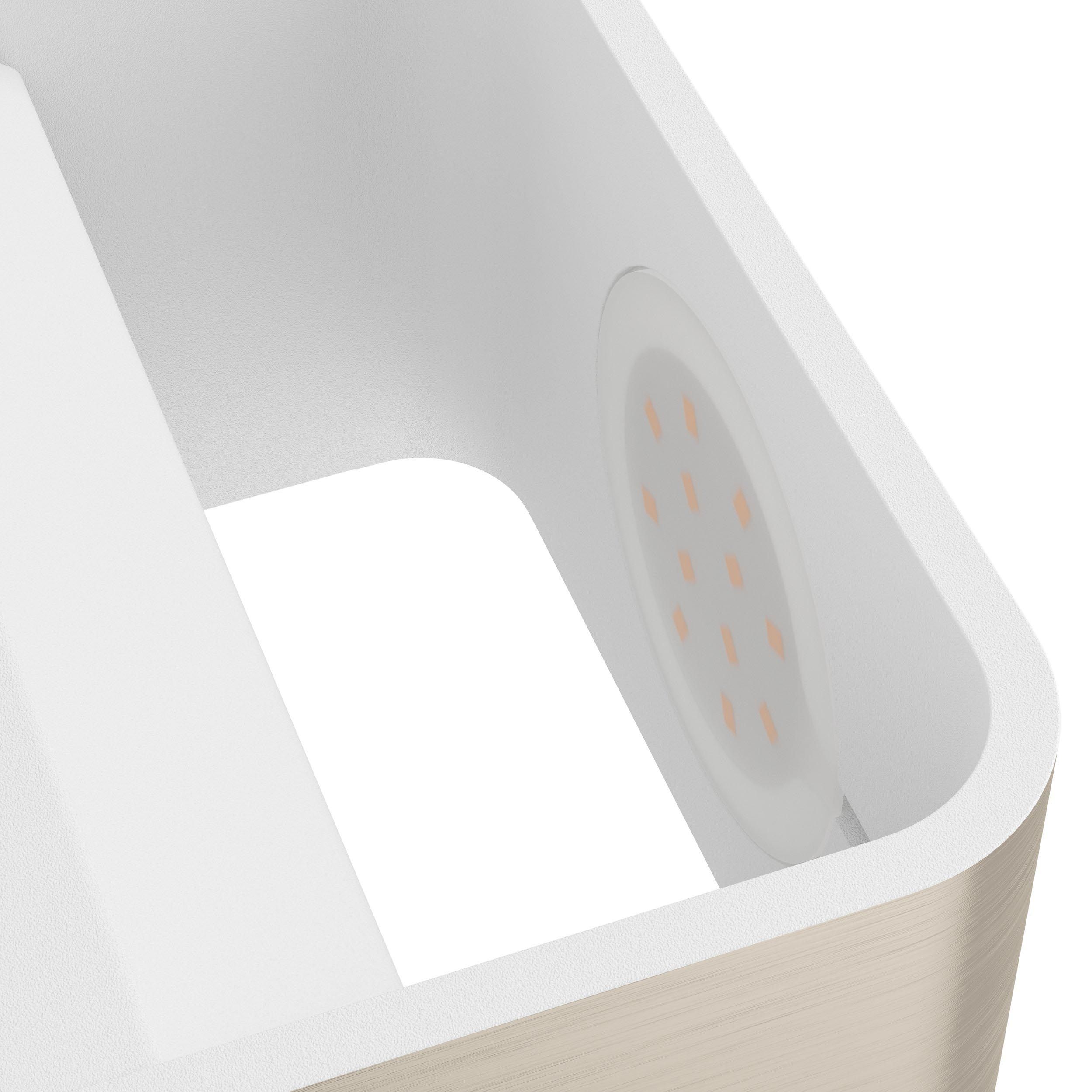Applique LED SANIA 4 argenté L13cm