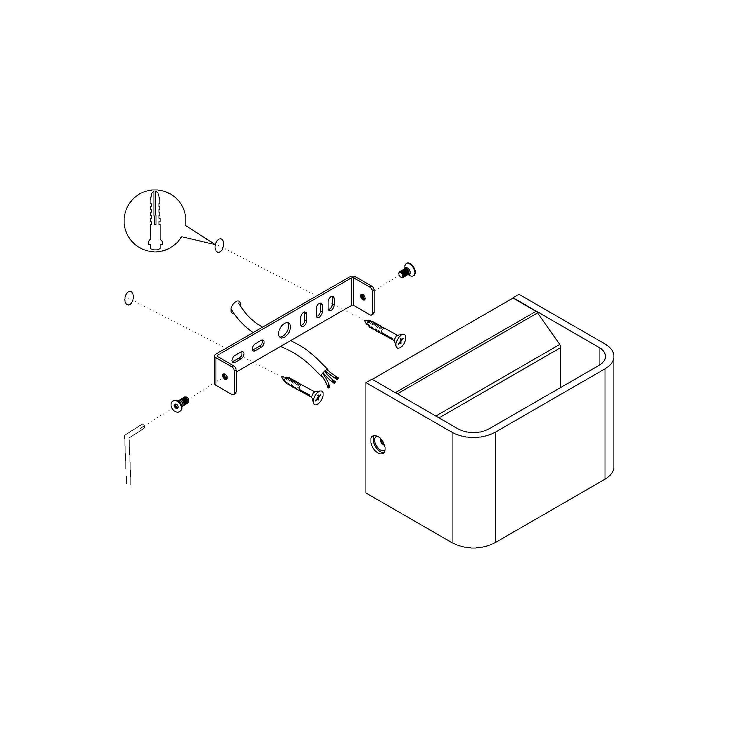 Applique LED SANIA 4 argenté L13cm
