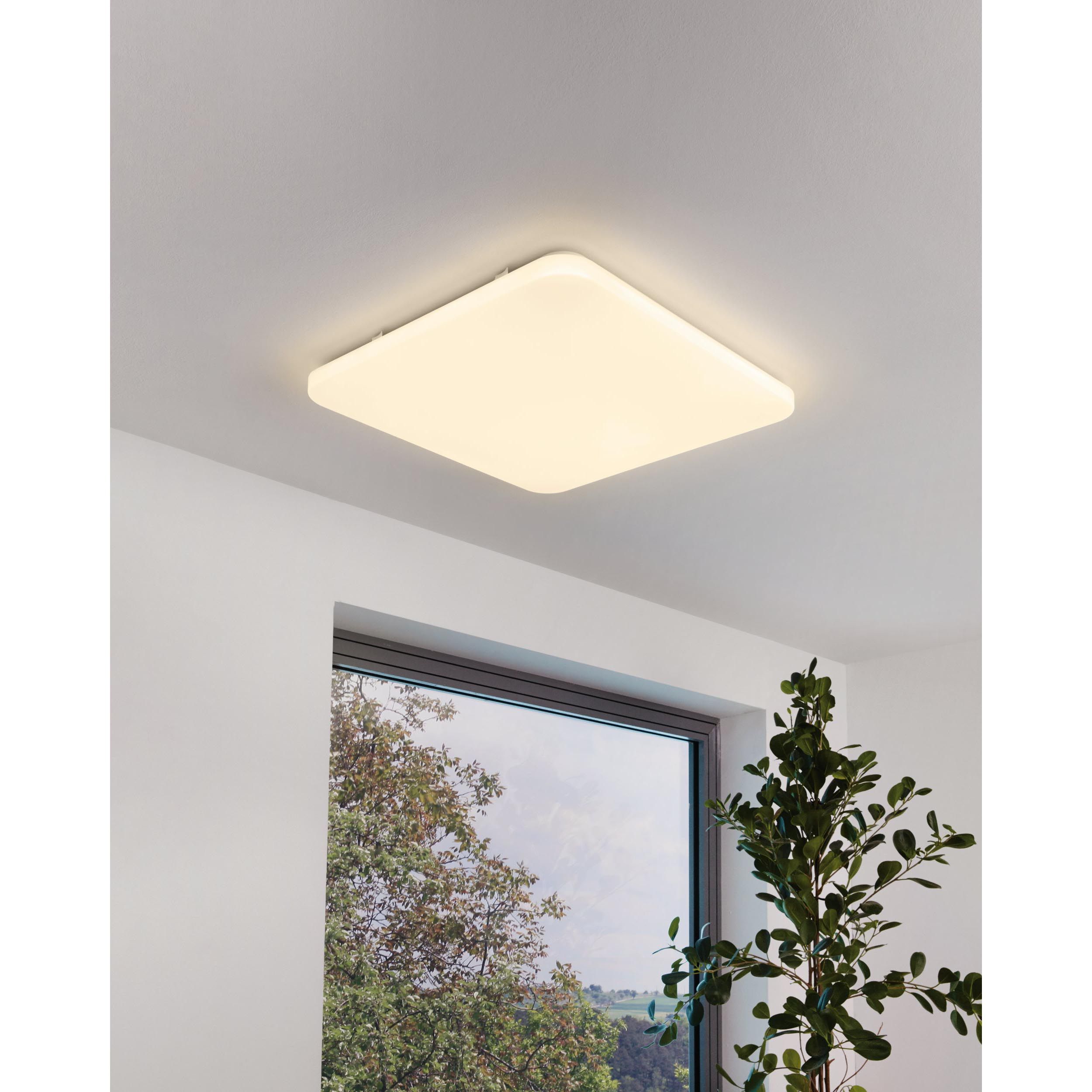 Plafonnier LED FRANIA blanc L53cm