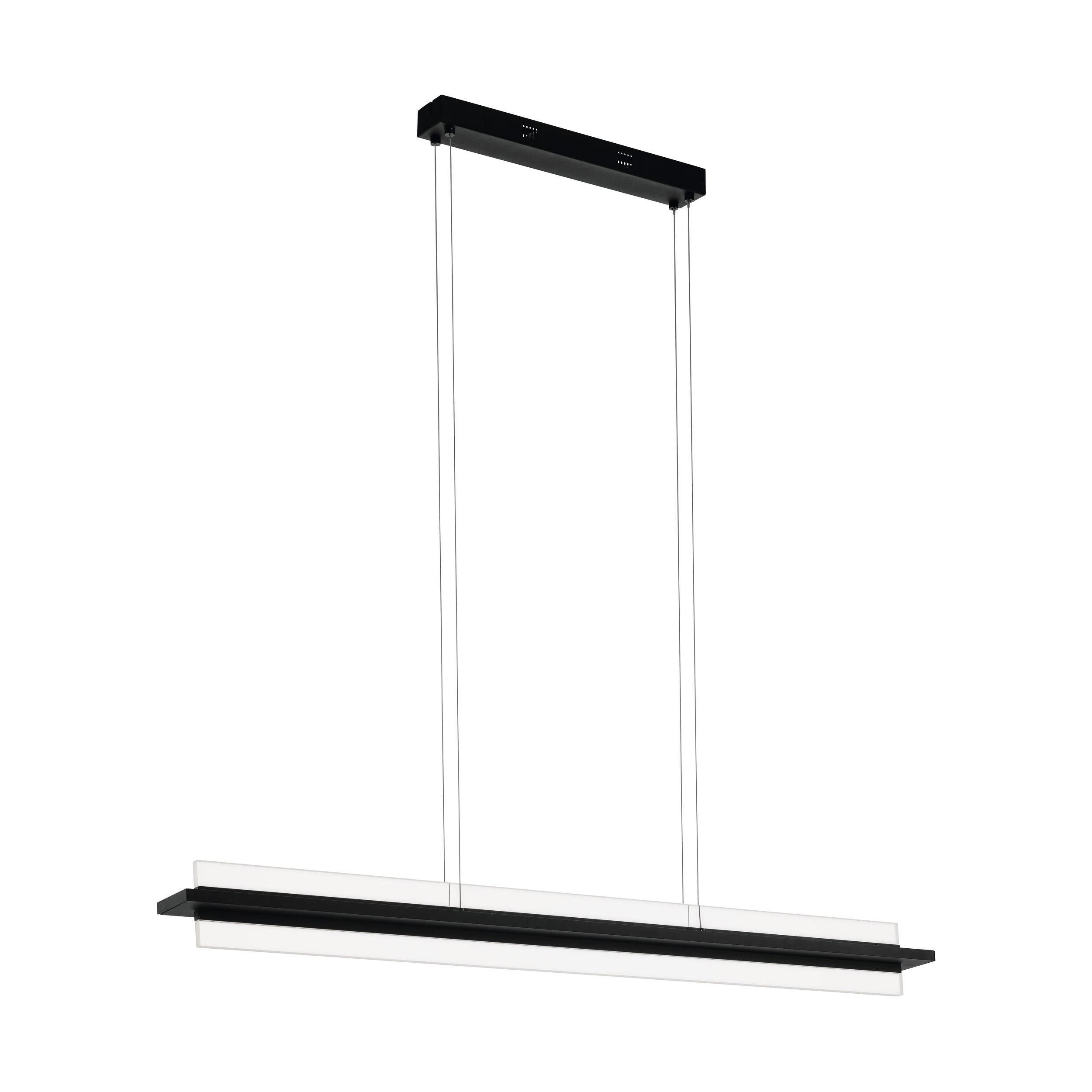 Suspension LED SPADAFORA noir L116cm