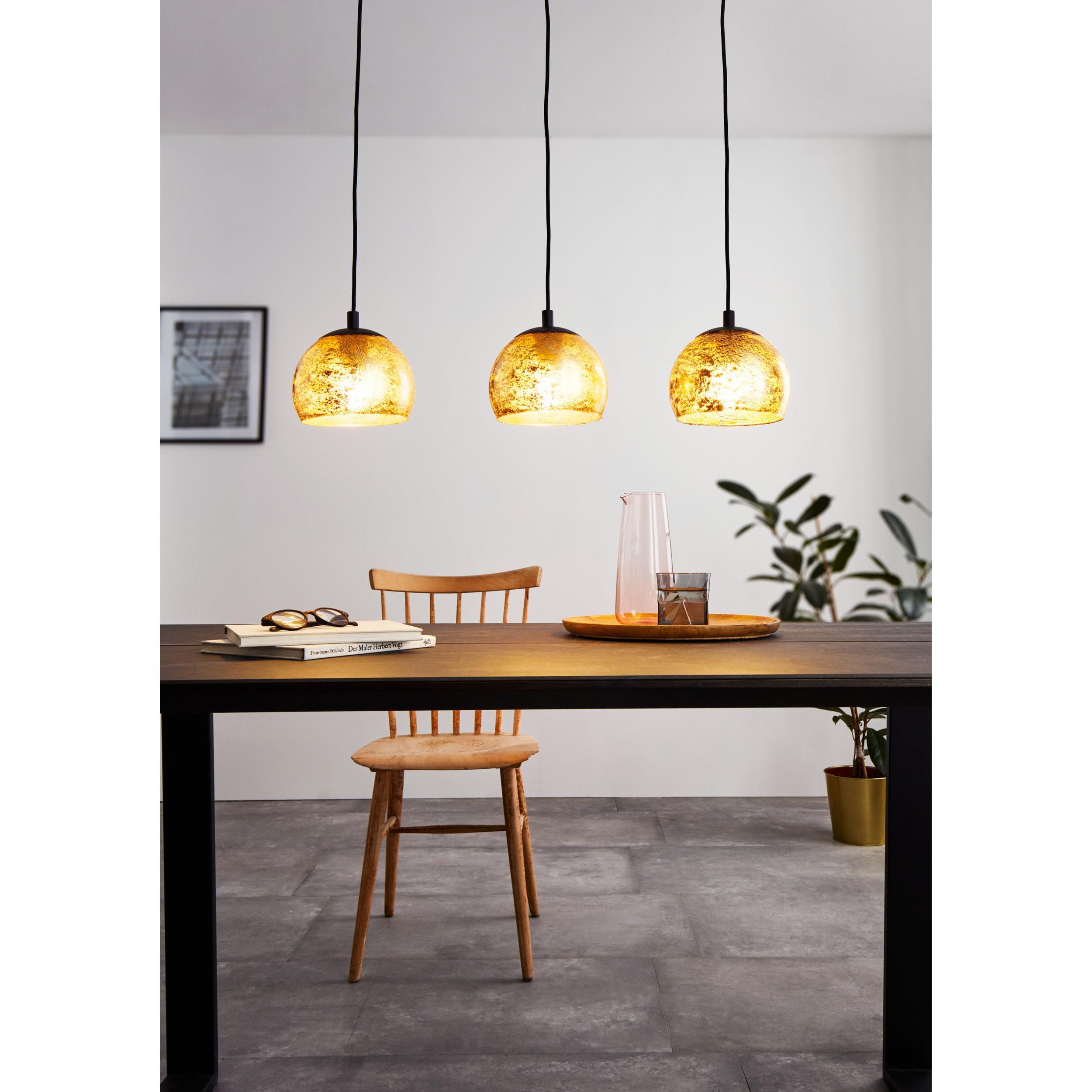 Suspension ALBARACCIN doré L78cm