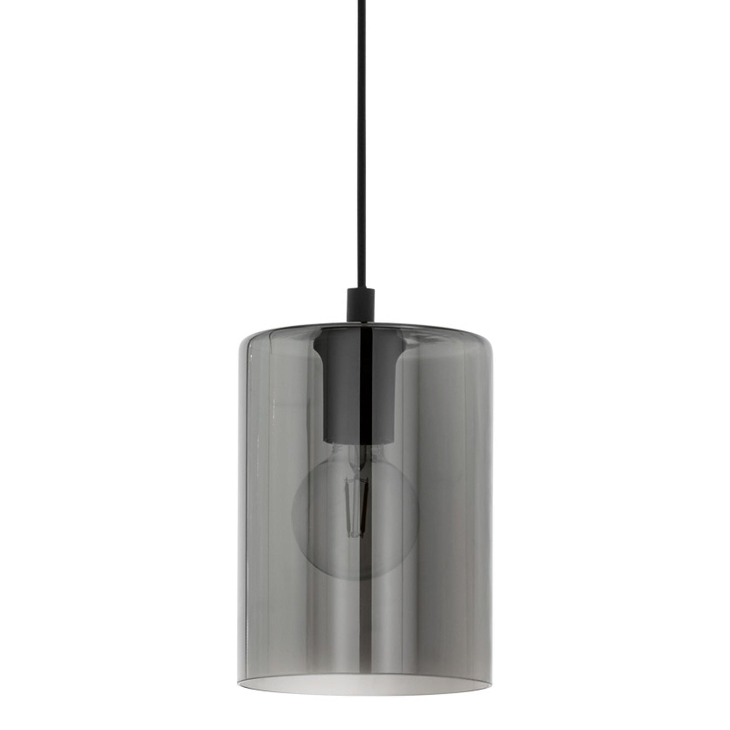 Suspension CADAQUES 1 verre fumé Ø16cm