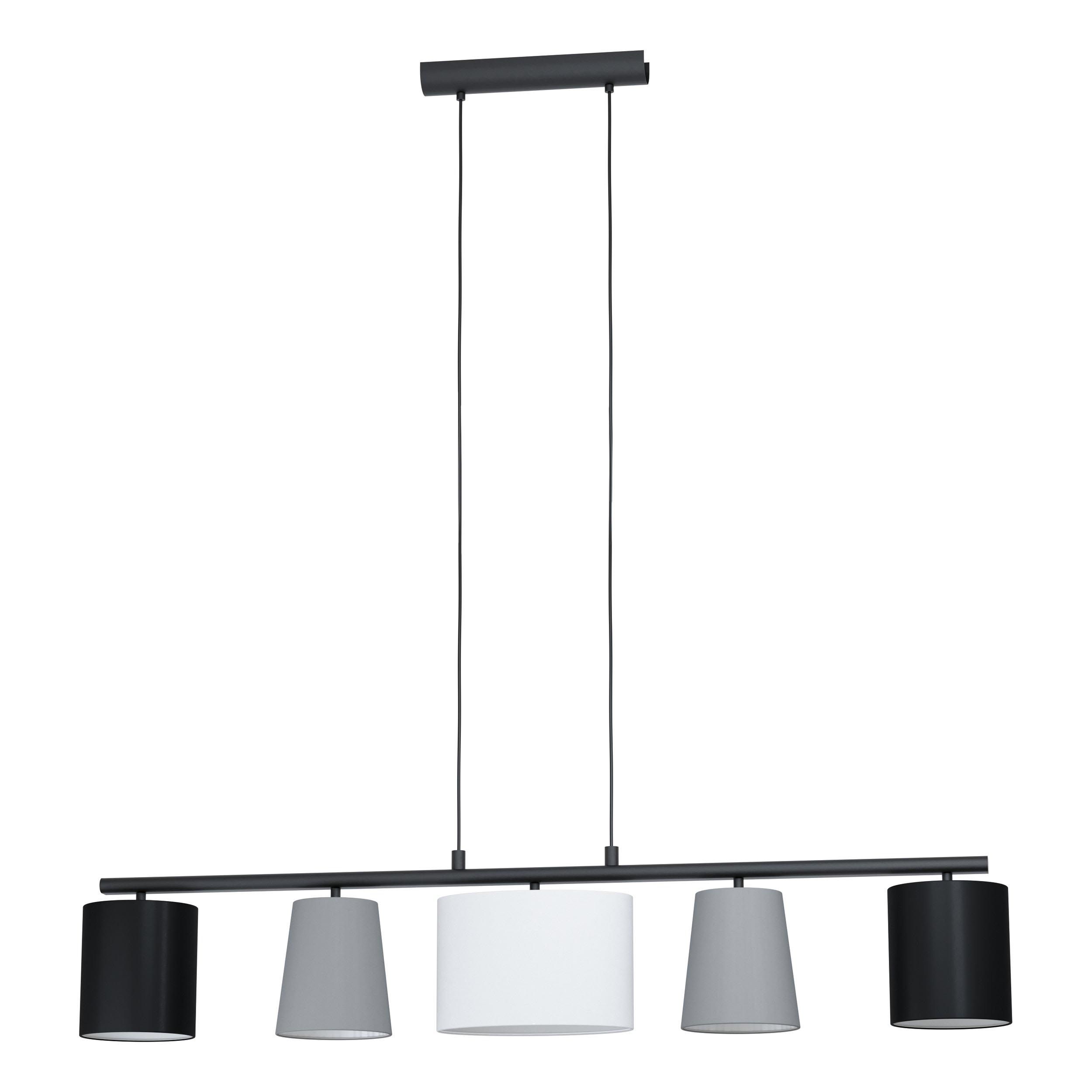 Suspension ALMEIDA 1 noir L120cm