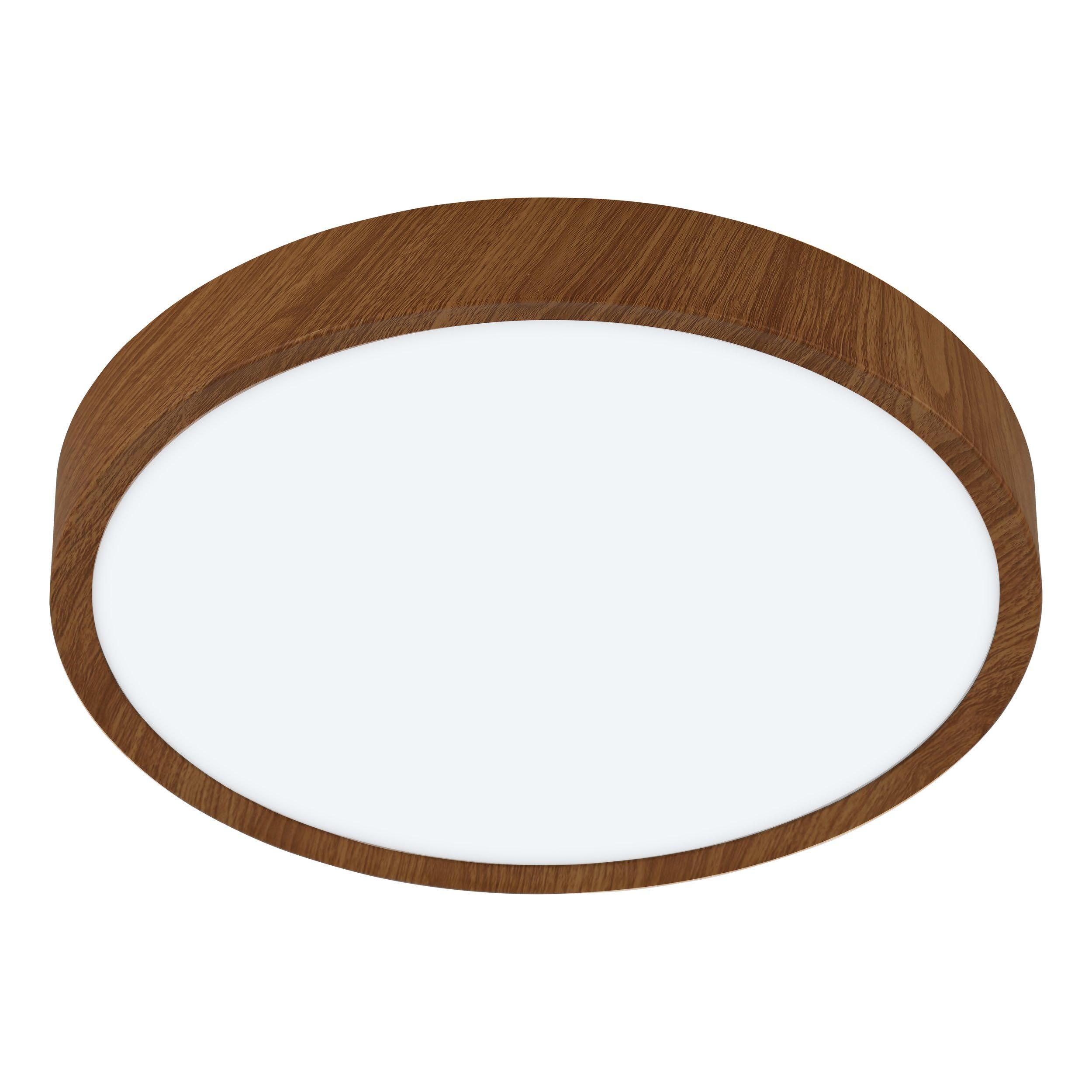 Plafonnier LED MUSURITA bois Ø34cm