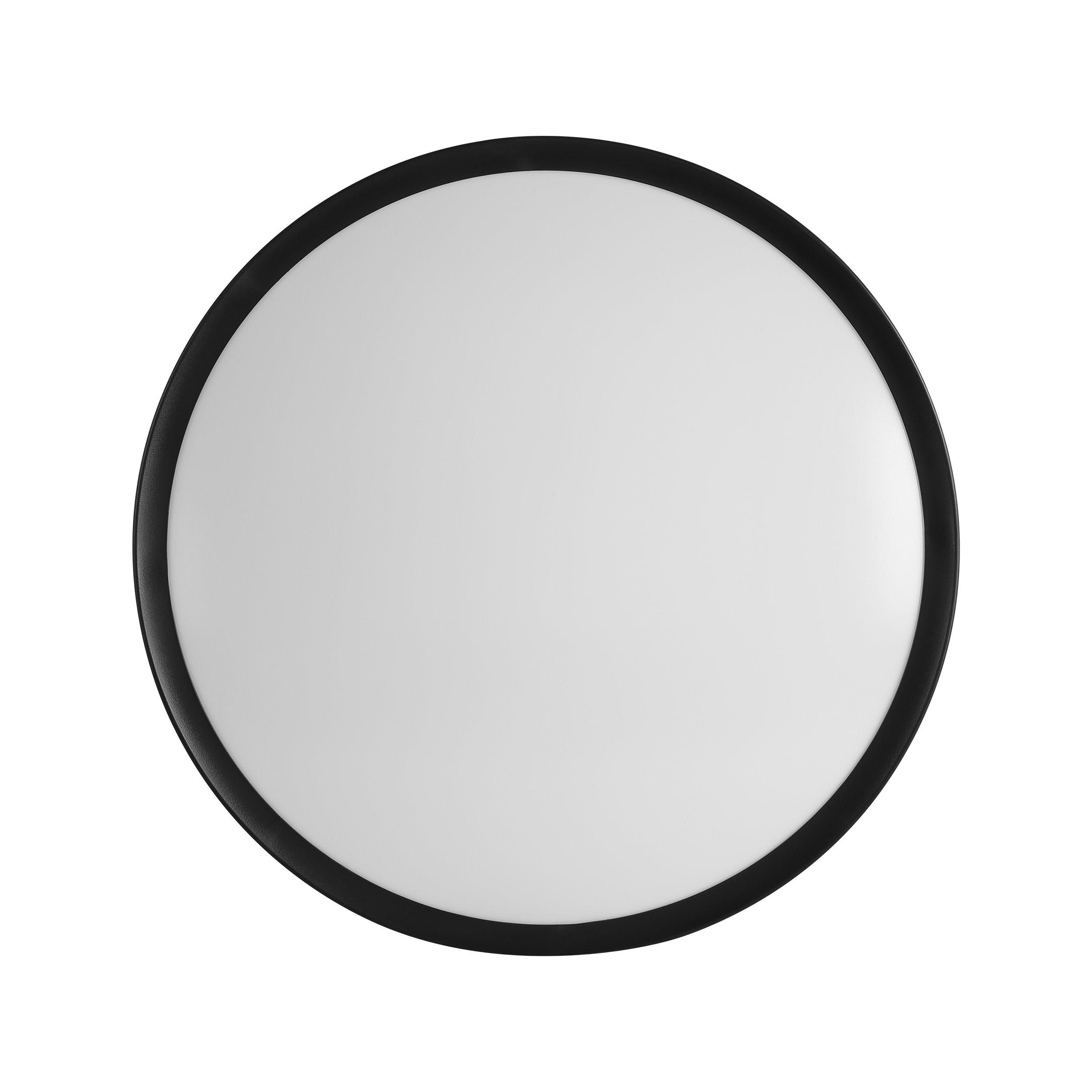 Plafonnier LED MUSURITA noir Ø44cm