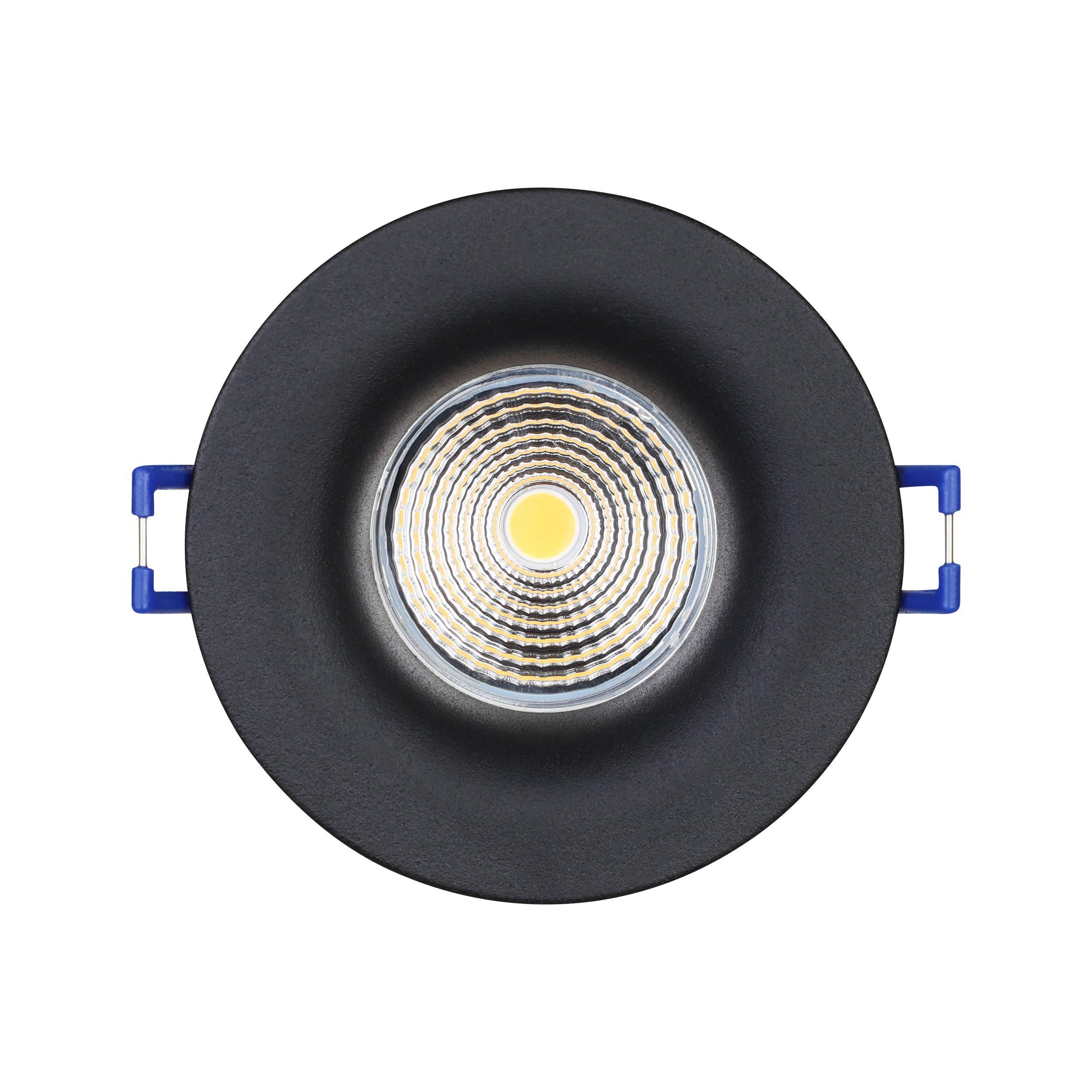 Spot LED SALICETO noir Ø8,8cm
