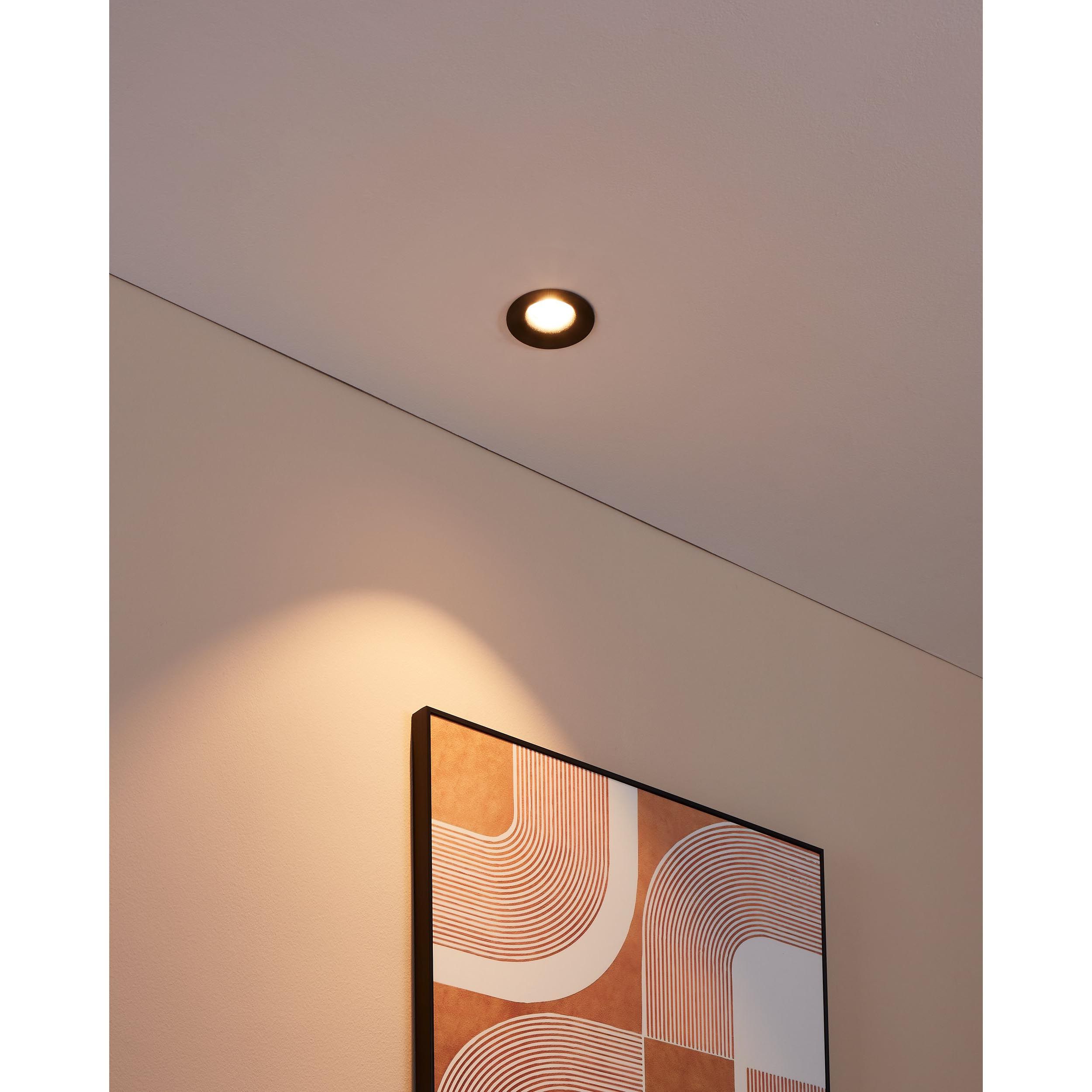 Spot LED SALICETO noir Ø8,8cm