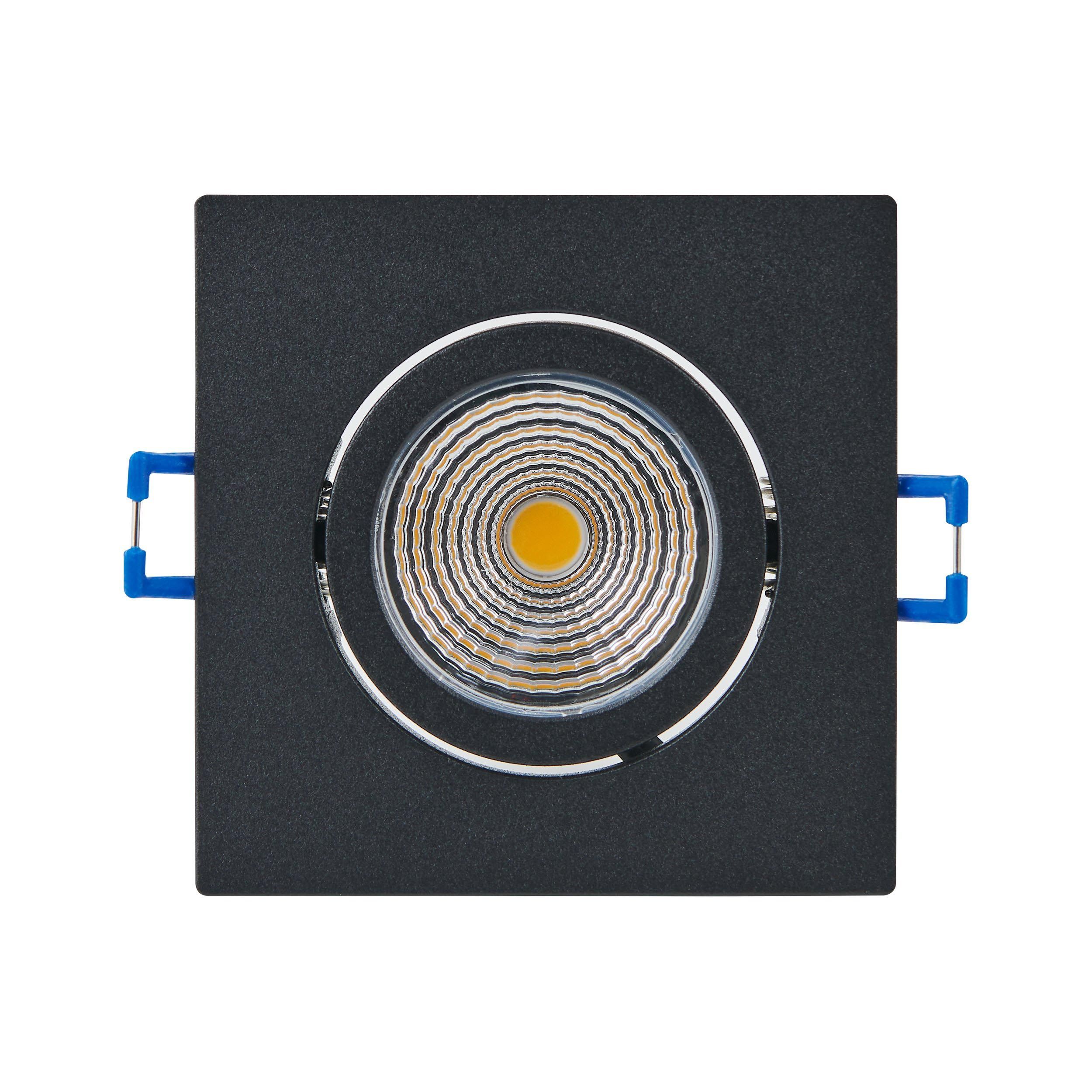 Spot LED SALICETO noir Ø8,8cm