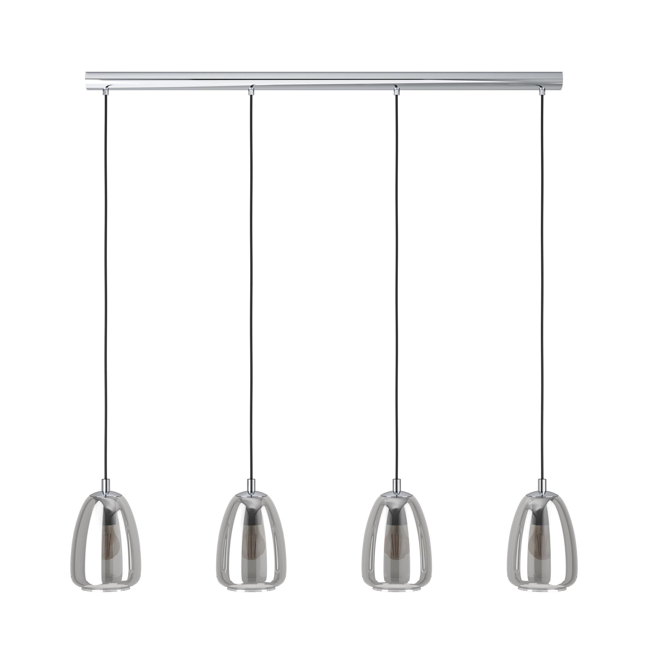 Suspension ALOBRASE verre fumé L108cm