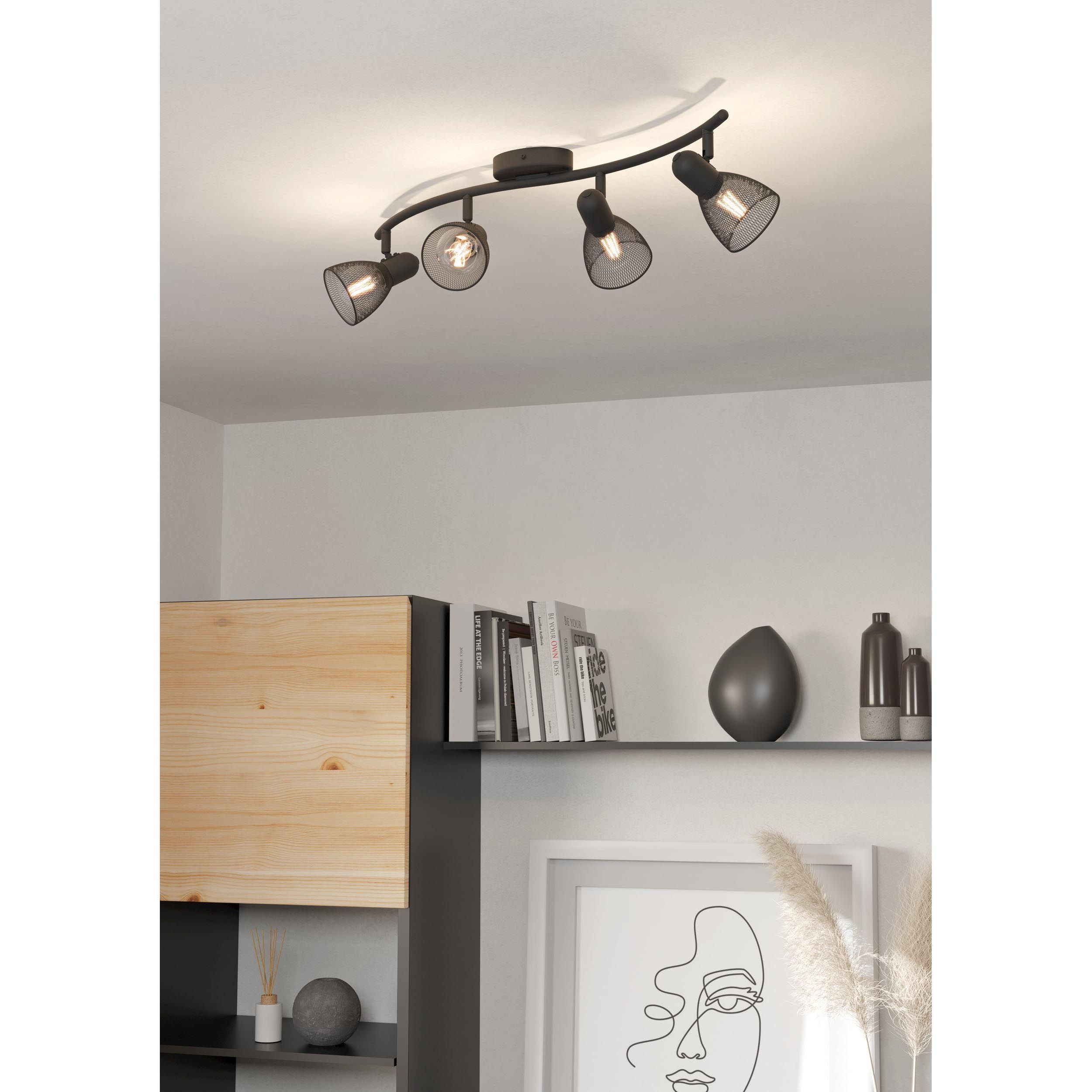Réglette CAROVIGNO noir L64cm