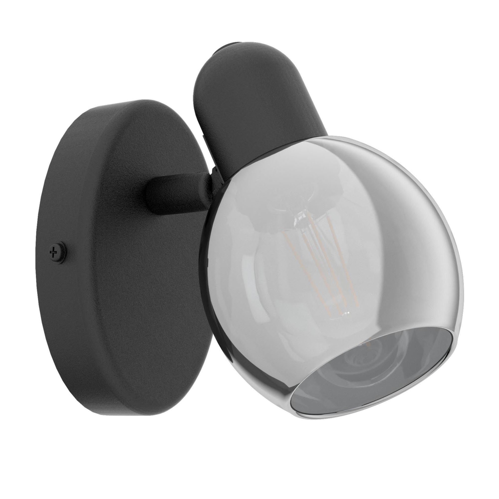 Spot POLLICA verre fumé Ø6,5cm