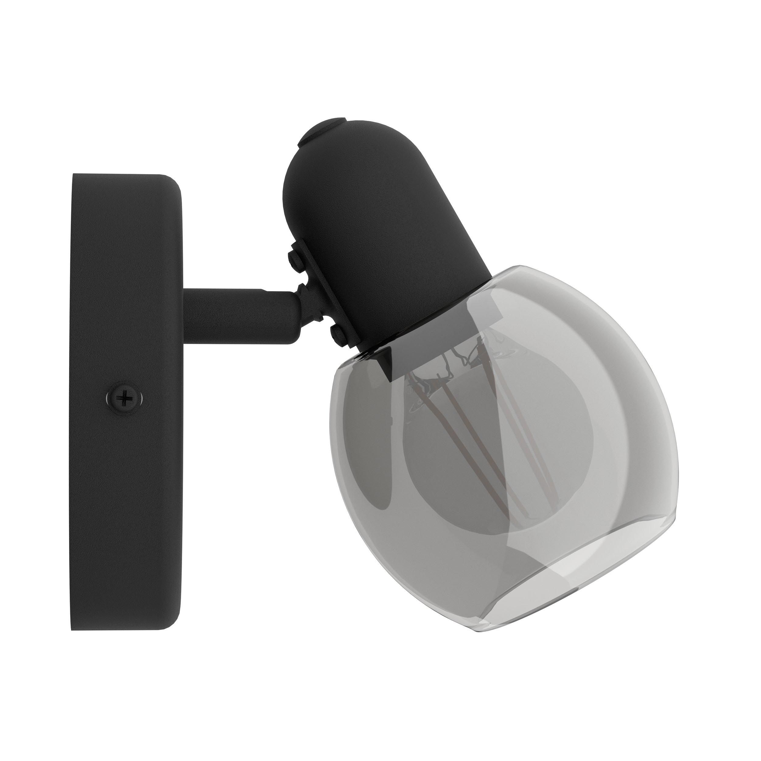 Spot POLLICA verre fumé Ø6,5cm