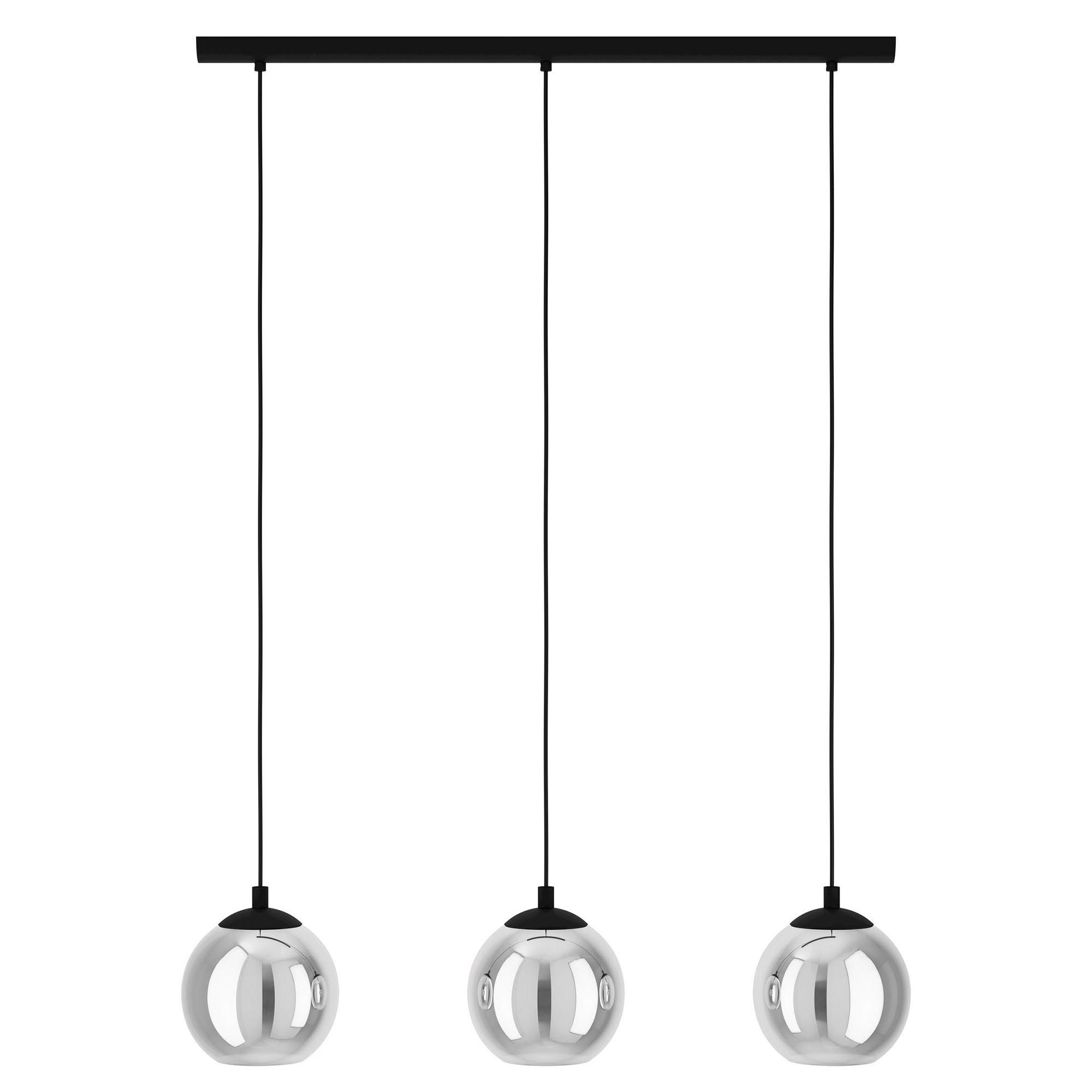 Suspension métal blanc ARISCANI barre 3 E27 3X40W