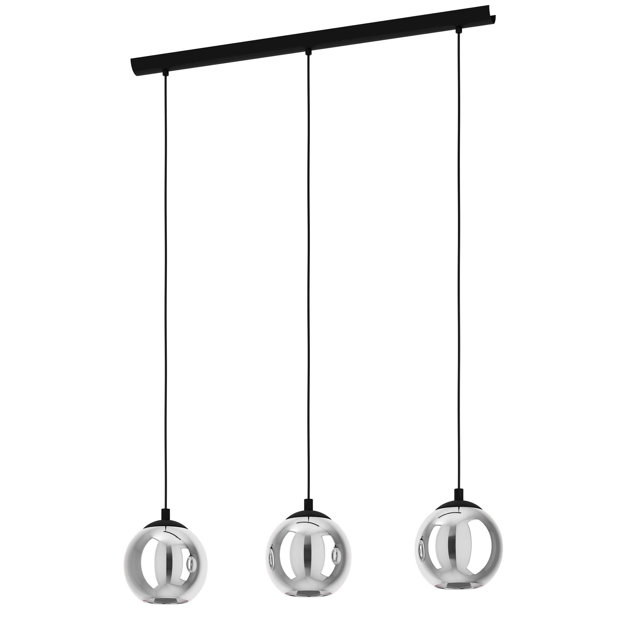 Suspension métal blanc ARISCANI barre 3 E27 3X40W