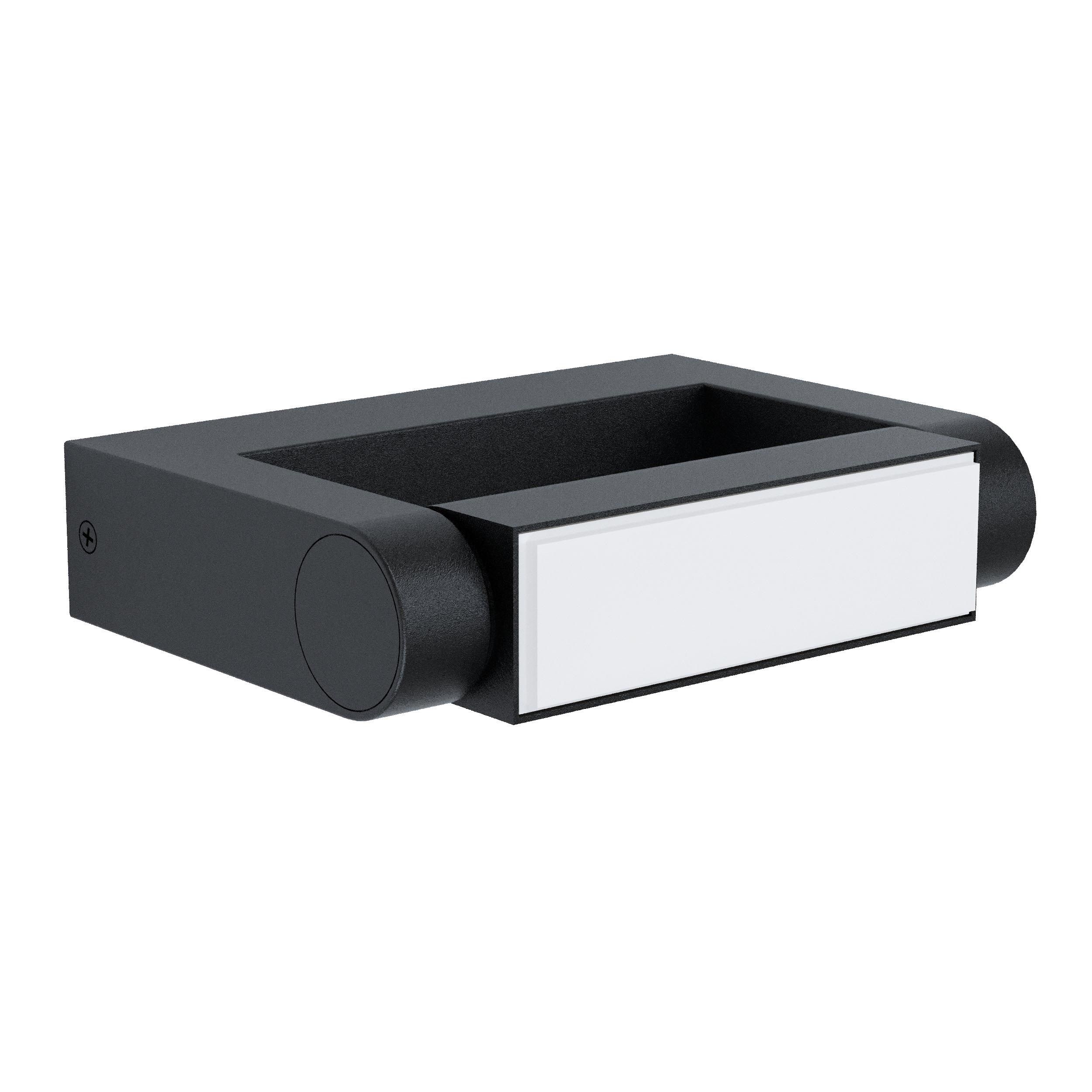 Applique extérieure LED BIRANZA noir H5cm