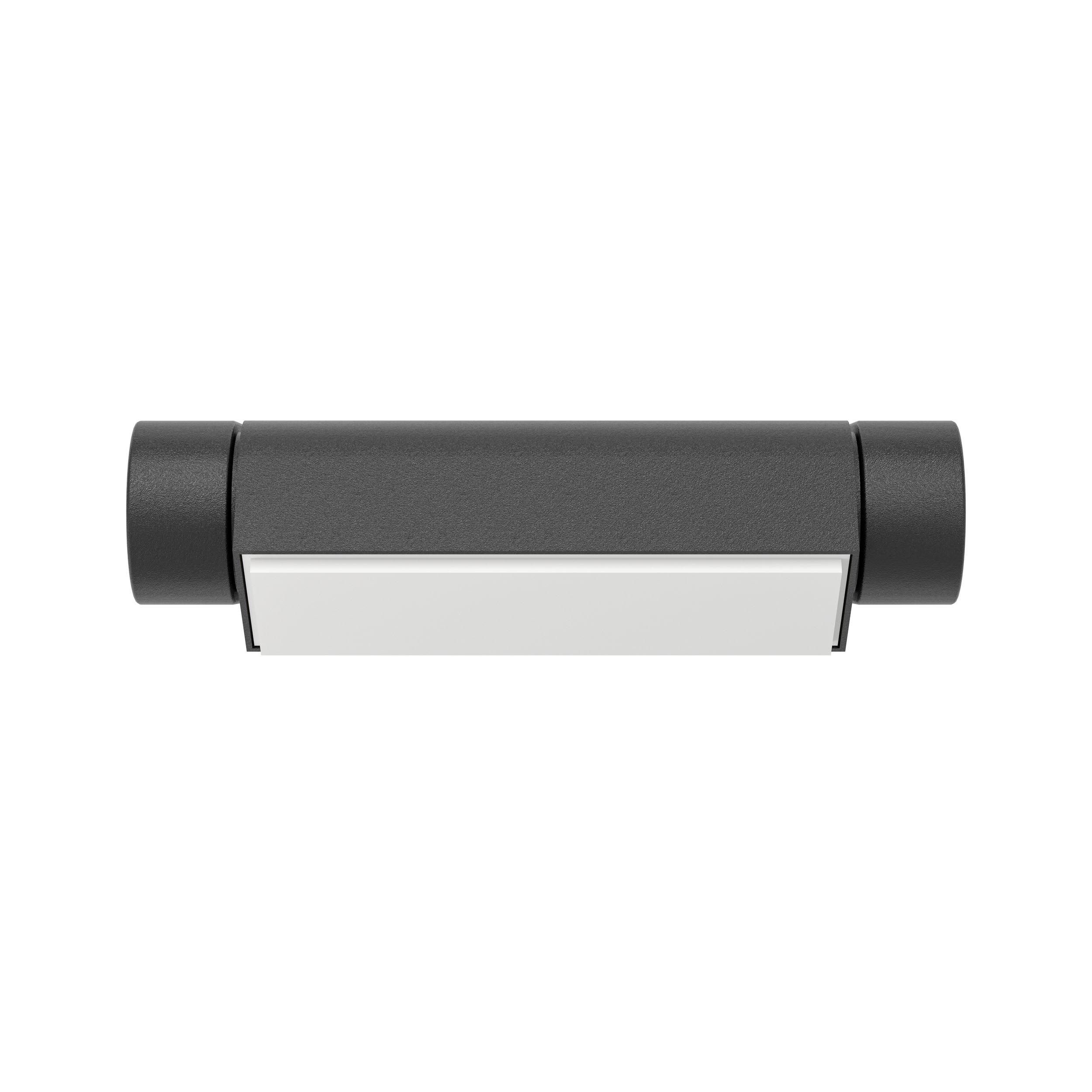 Applique extérieure LED BIRANZA noir H5cm