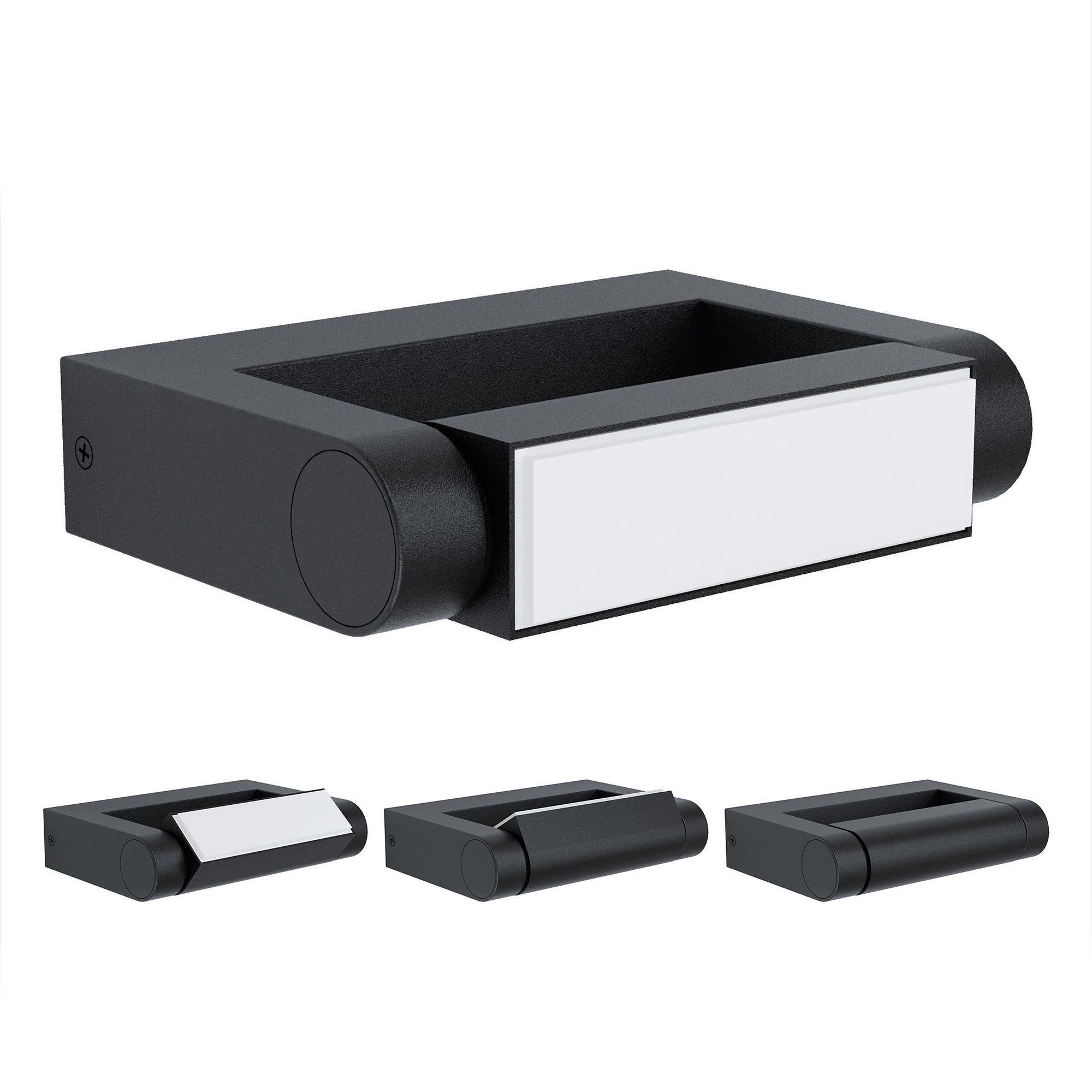 Applique extérieure LED BIRANZA noir H5cm