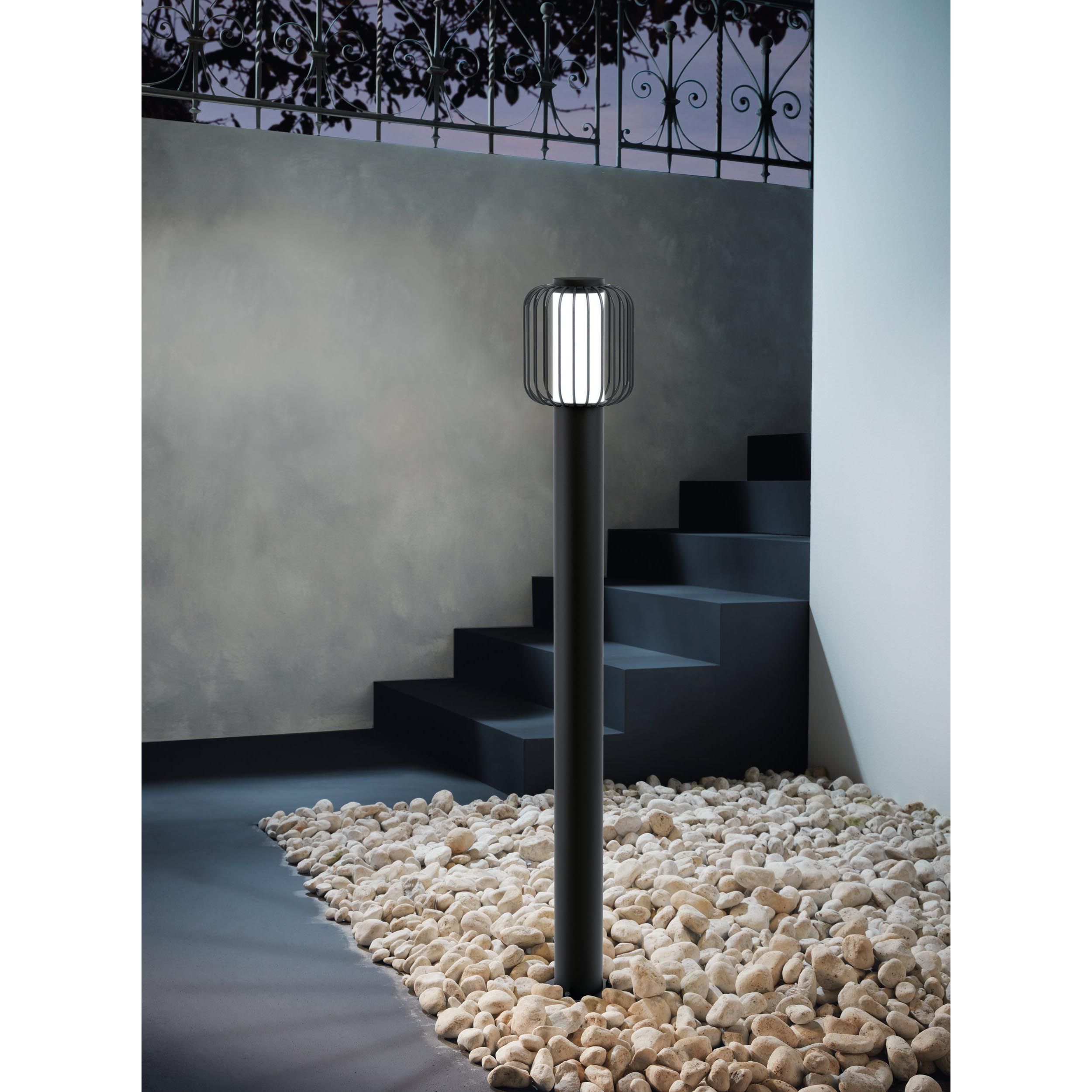 Lampadaire extérieur RAVELLO noir Ø16,5cm