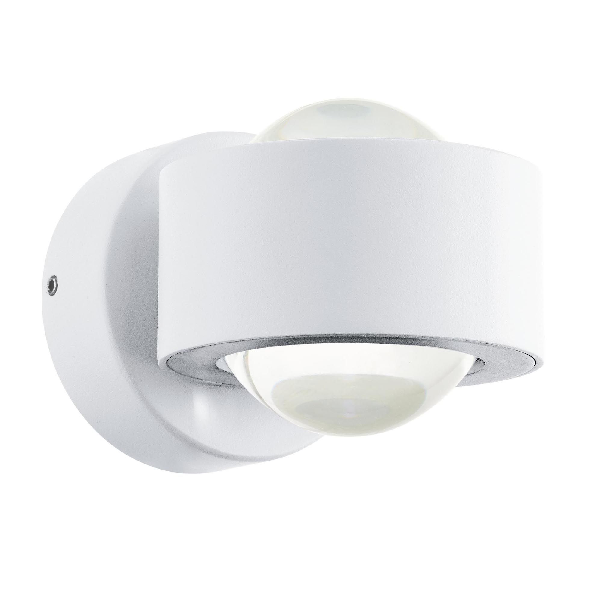 Applique extérieure LED TREVIOLO blanc H8,5cm