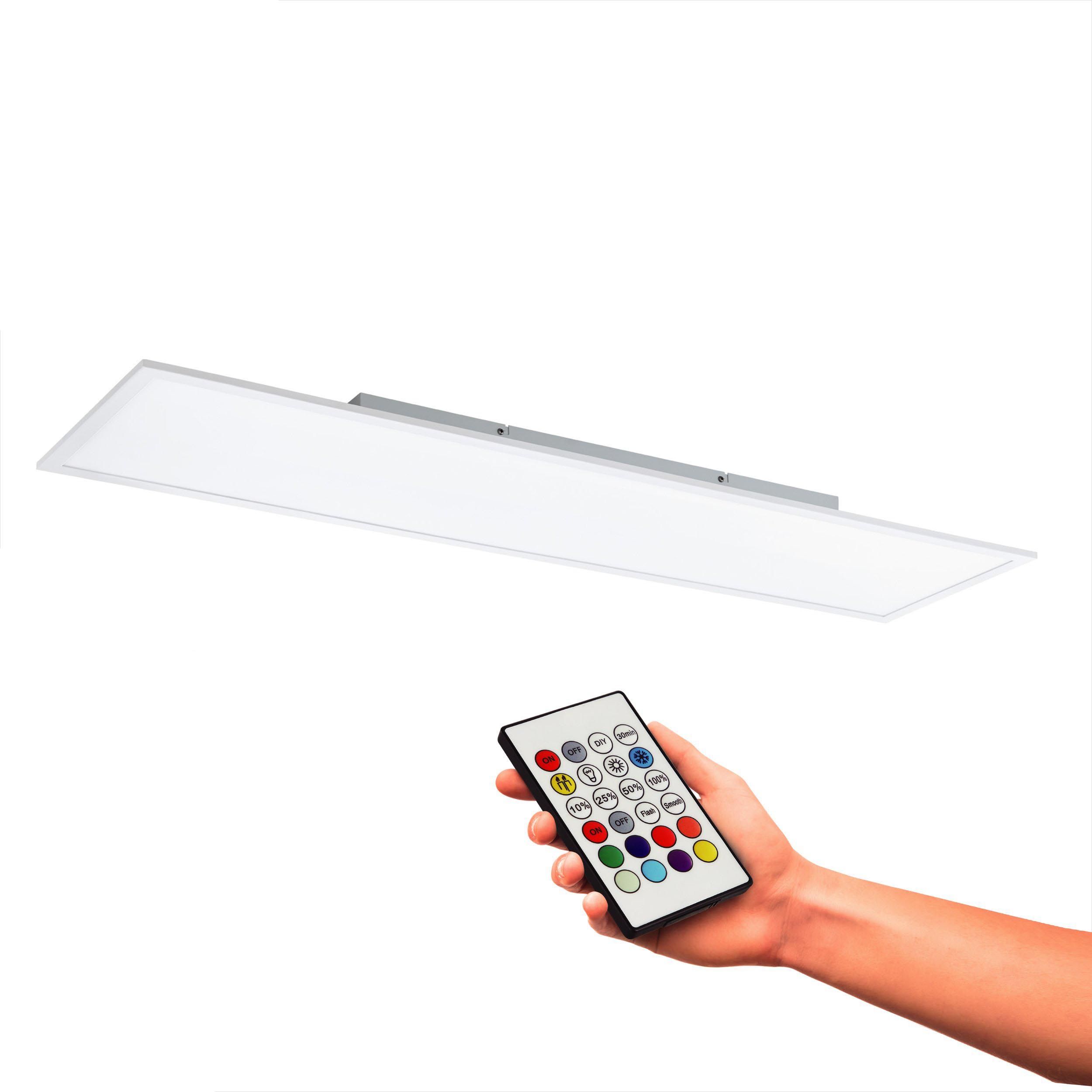 Plafonnier LED SALOBRENA-B blanc L120cm