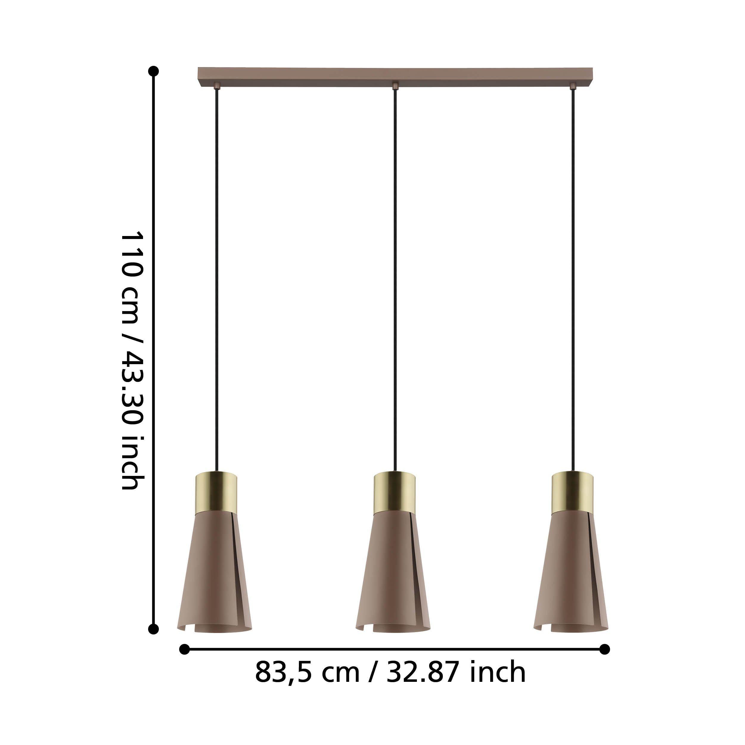 Suspension LOSALOMAS marron L83,5cm