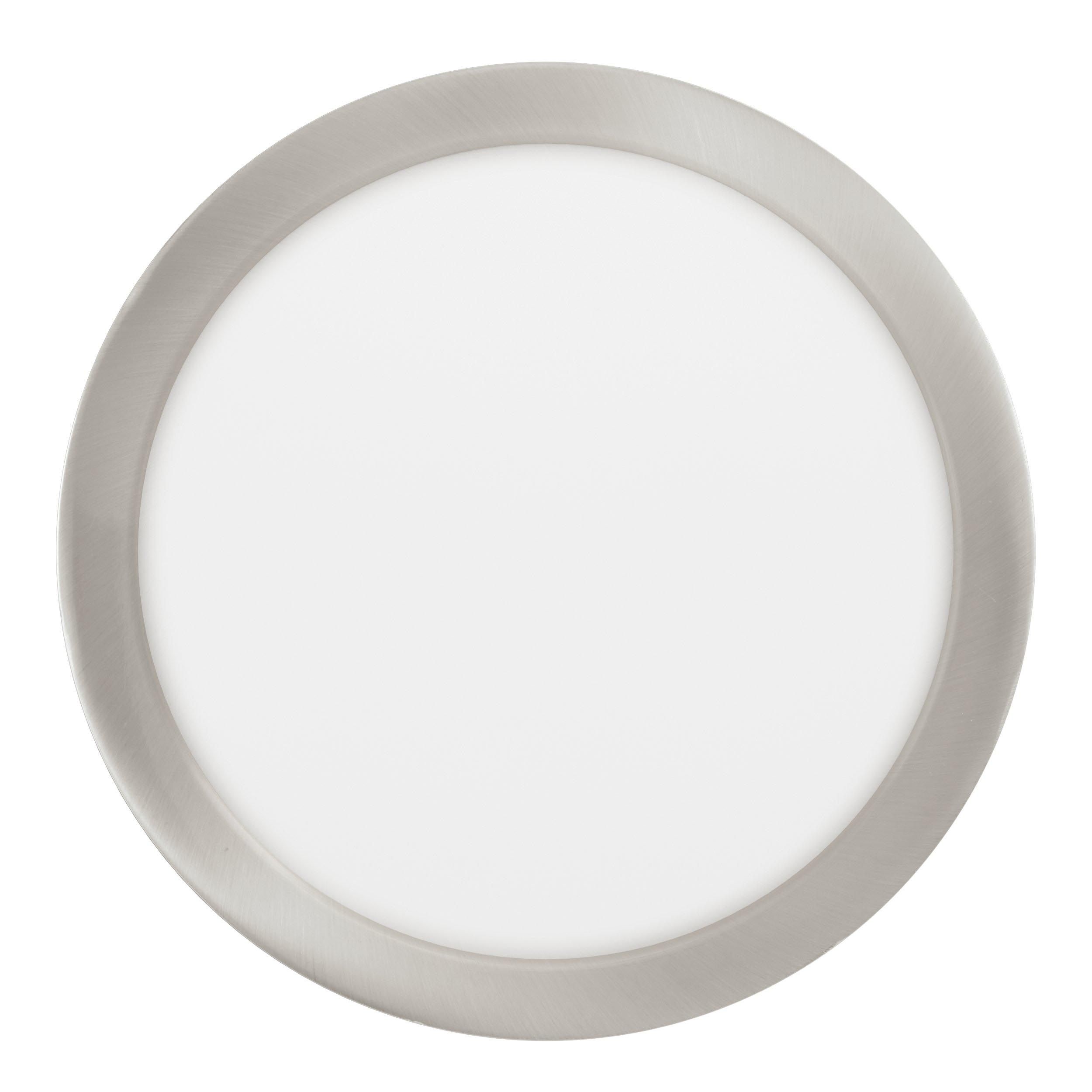 Spot LED FUEVA-Z connecté nickel Ø21,6cm