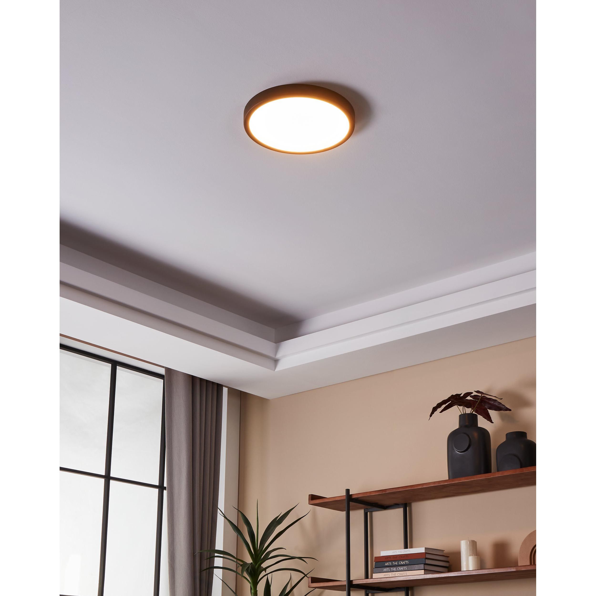 Spot LED FUEVA-Z connecté blanc Ø28,5cm