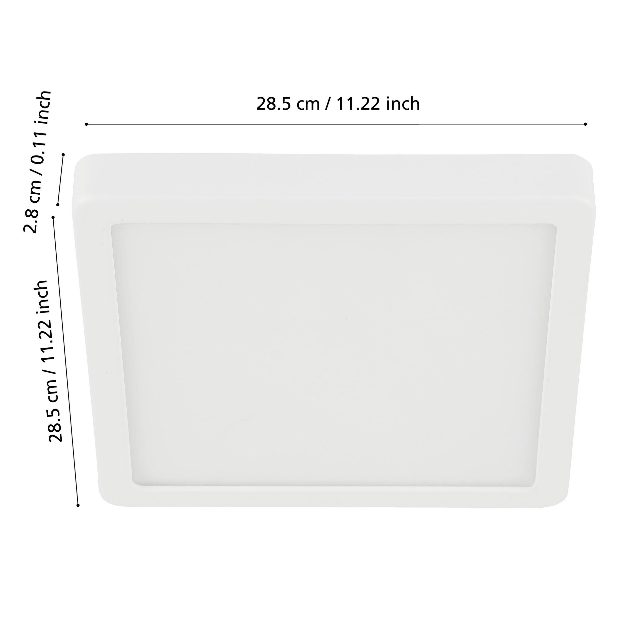 Spot LED FUEVA-Z connecté blanc Ø28,5cm