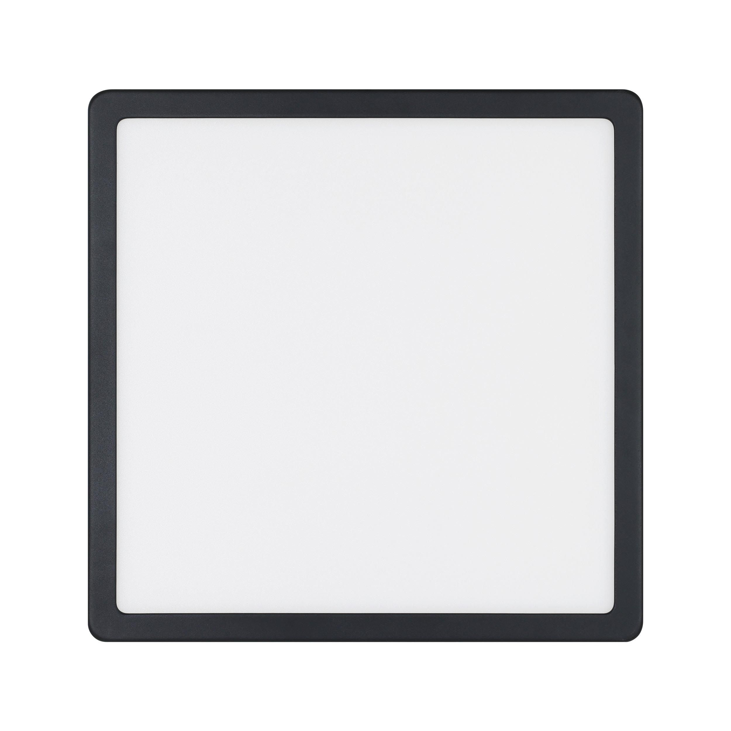 Spot LED FUEVA-Z connecté noir Ø28,5cm
