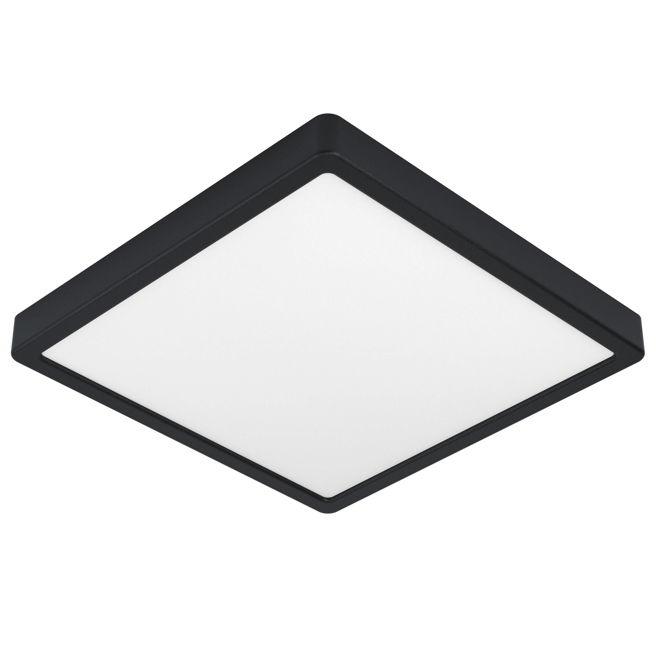 Spot LED FUEVA-Z connecté noir Ø28,5cm