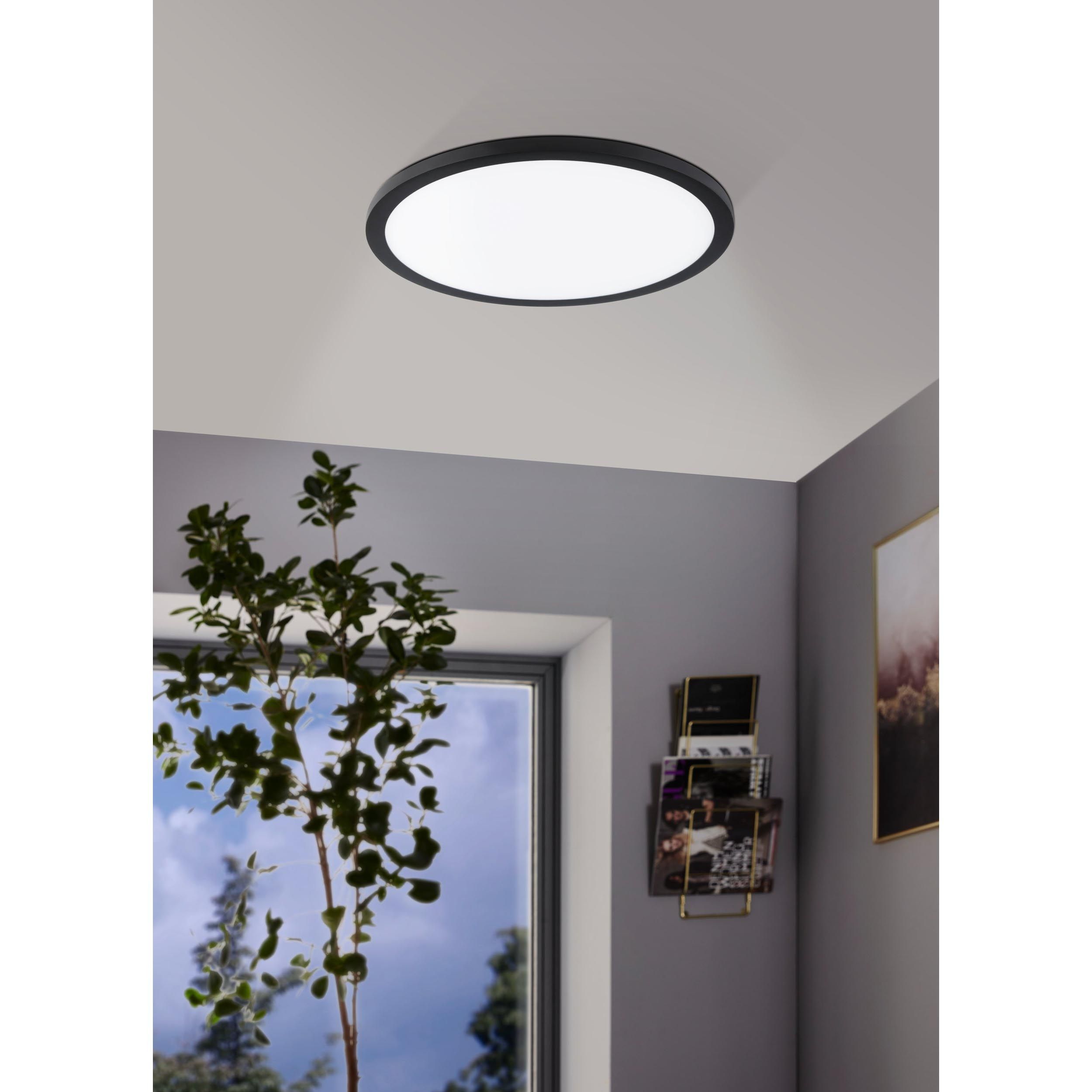 Spot LED FUEVA noir Ø22,5cm