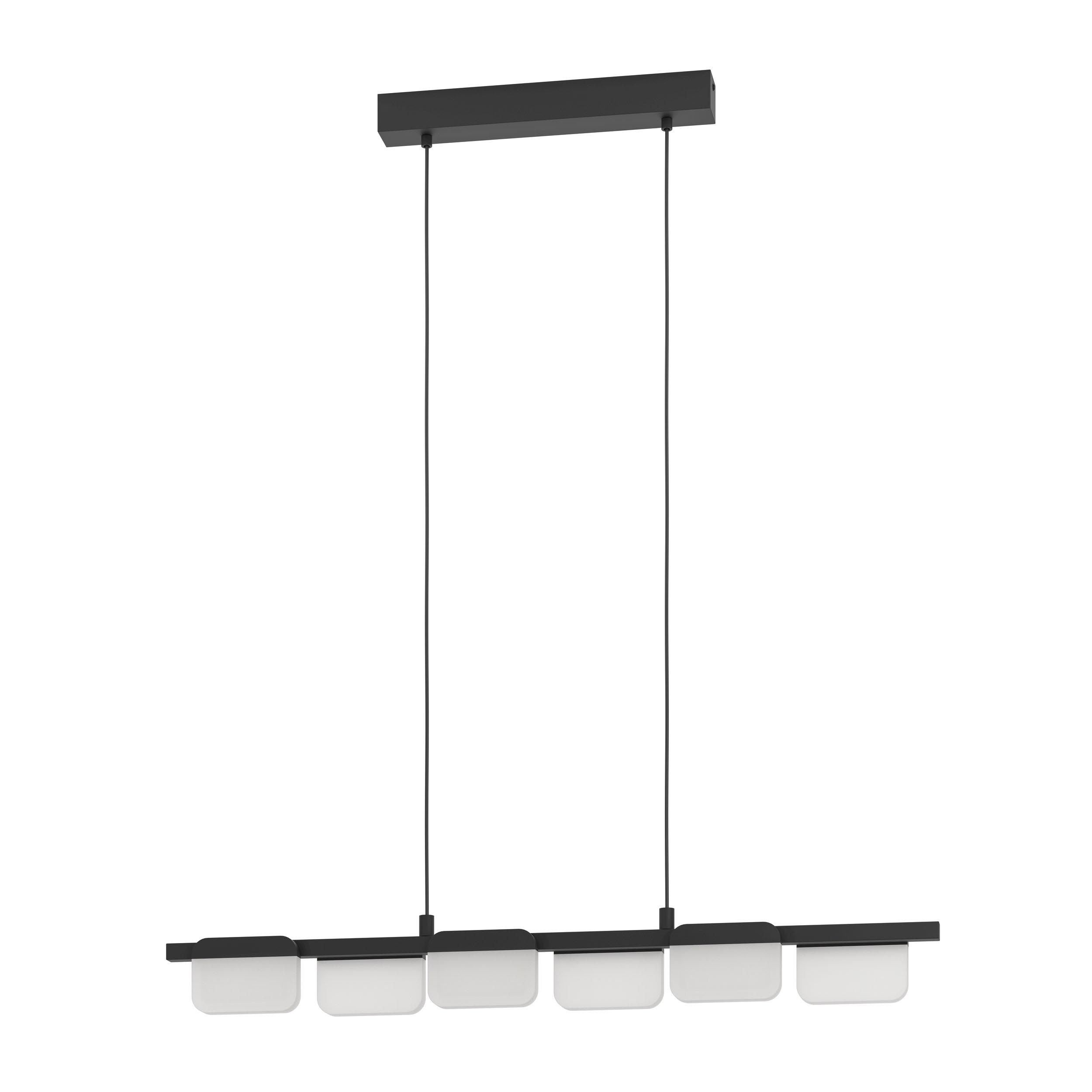 Suspension LED ERVIDEL noir L93cm