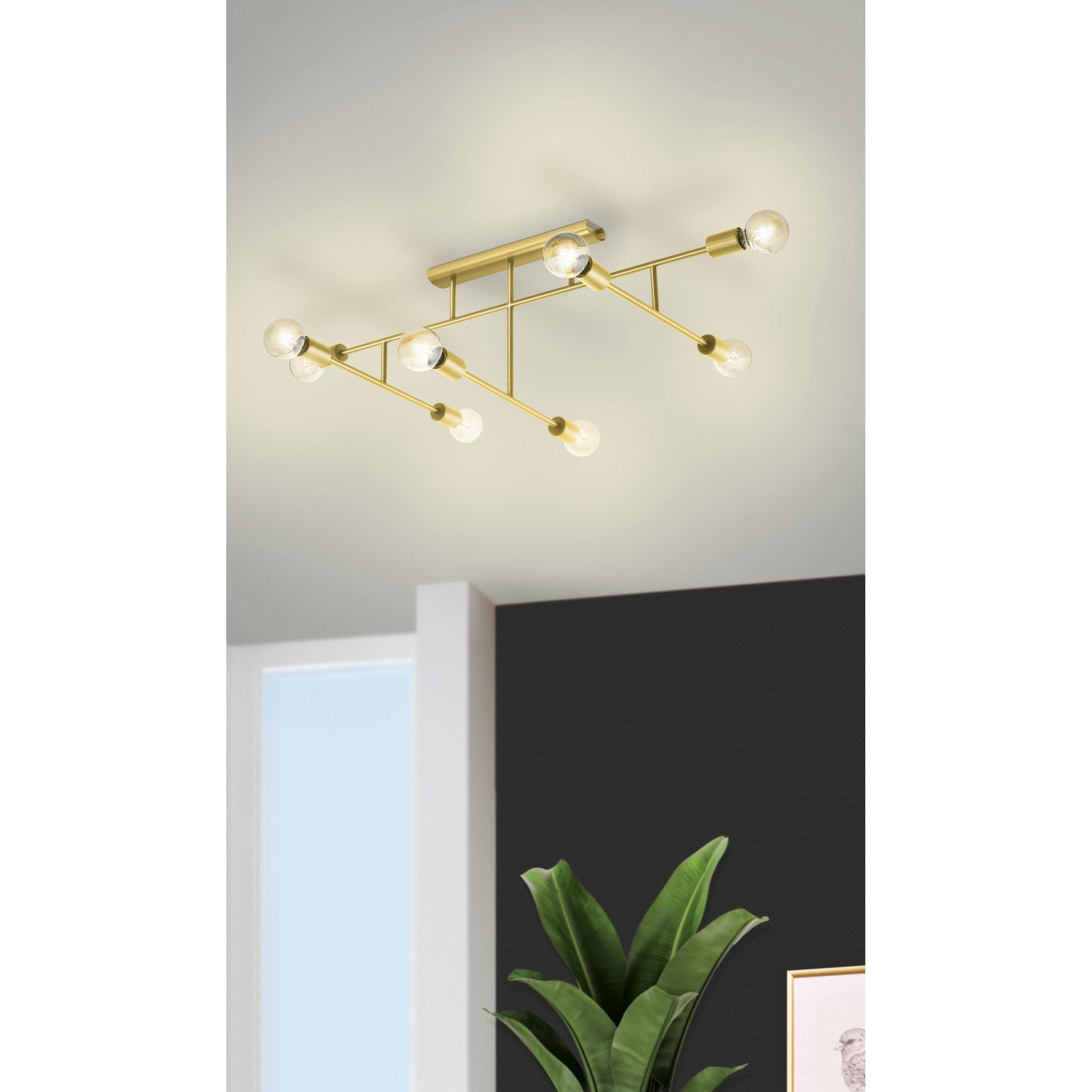Plafonnier BELSIANA 1 doré L118cm
