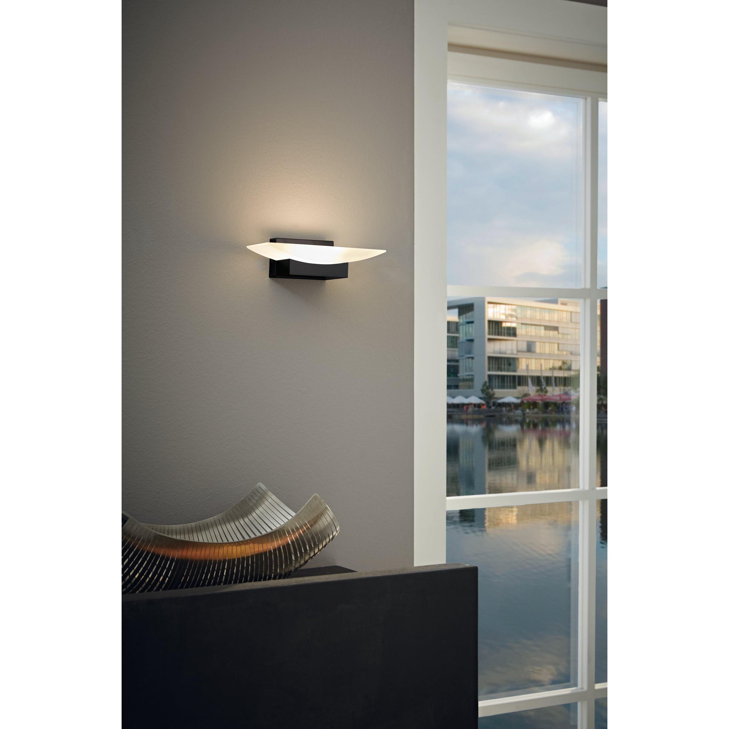 Applique LED METRASS noir H10,5cm