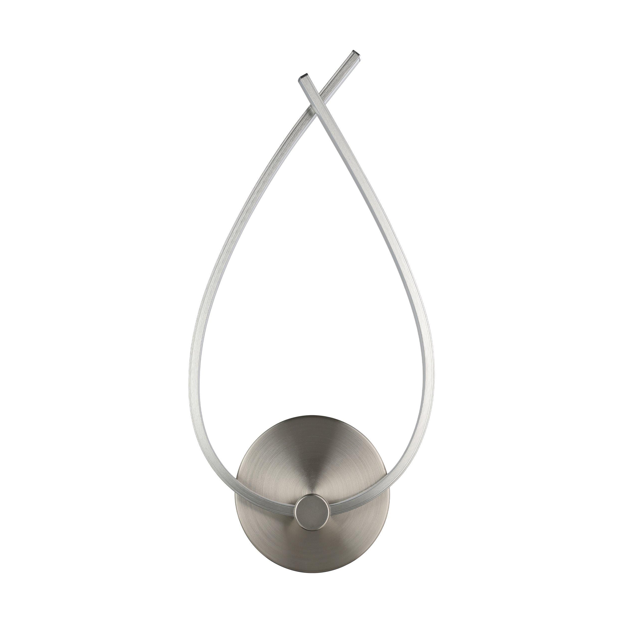 Applique LED PALOZZA 1 nickel H42,5cm
