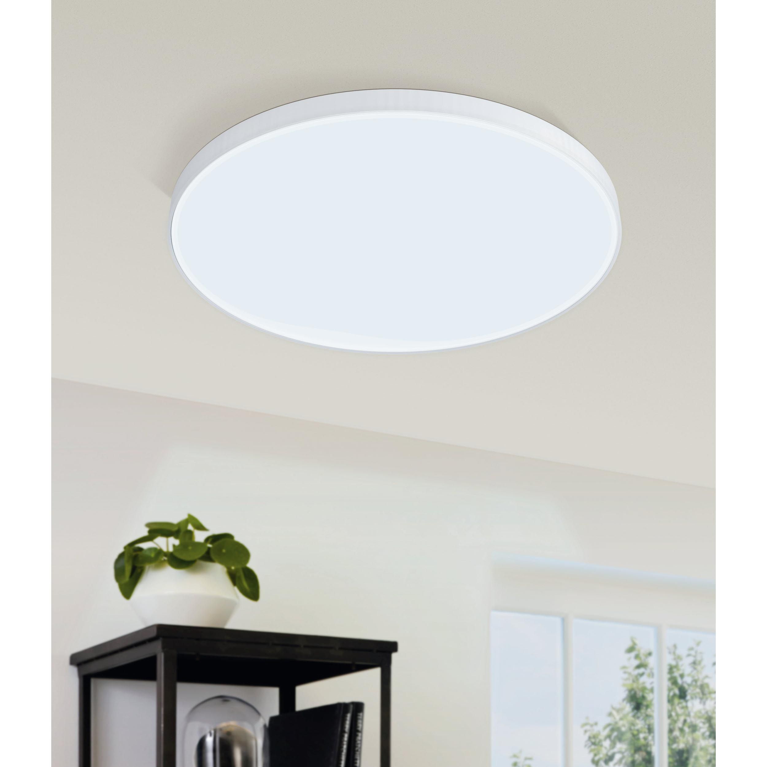 Plafonnier LED dimmable ZUBIETA-A blanc Ø59,5cm