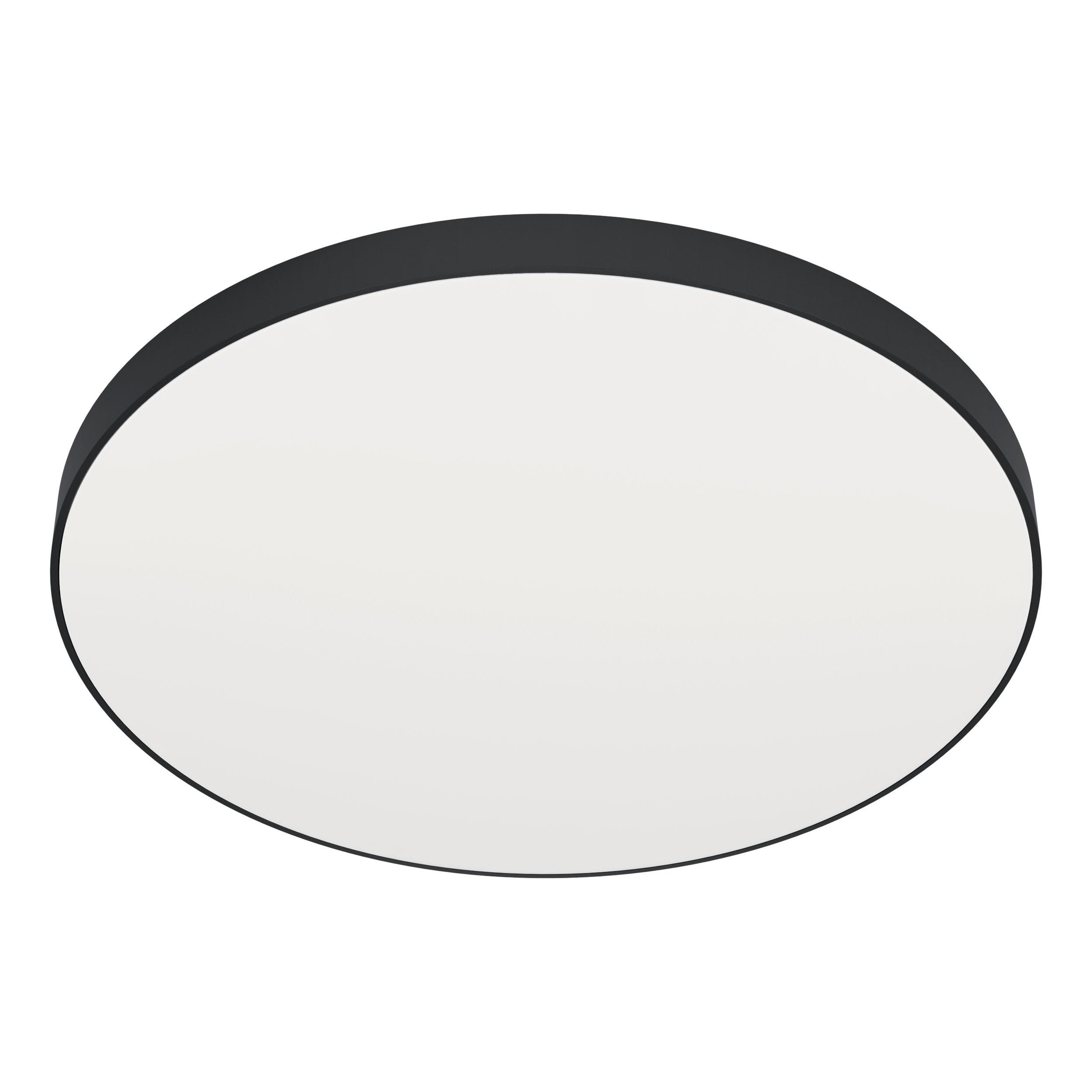 Plafonnier LED dimmable ZUBIETA-A noir Ø59,5cm