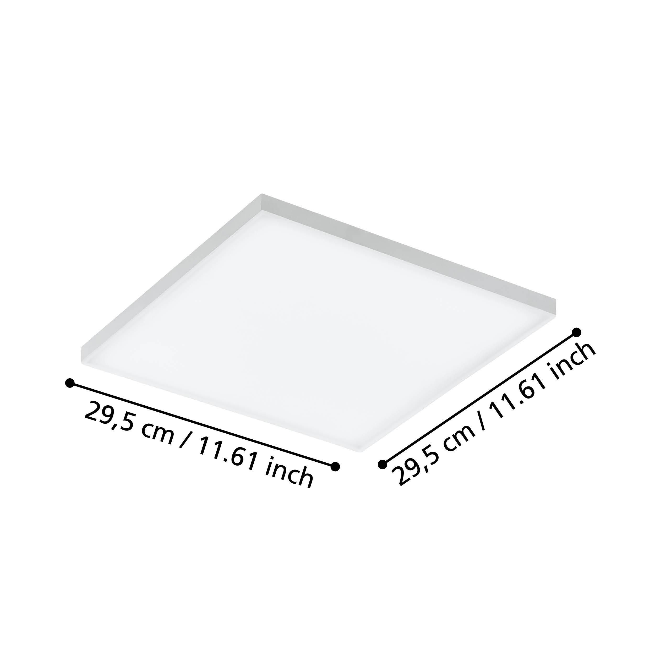 Plafonnier LED TURCONA blanc L30cm