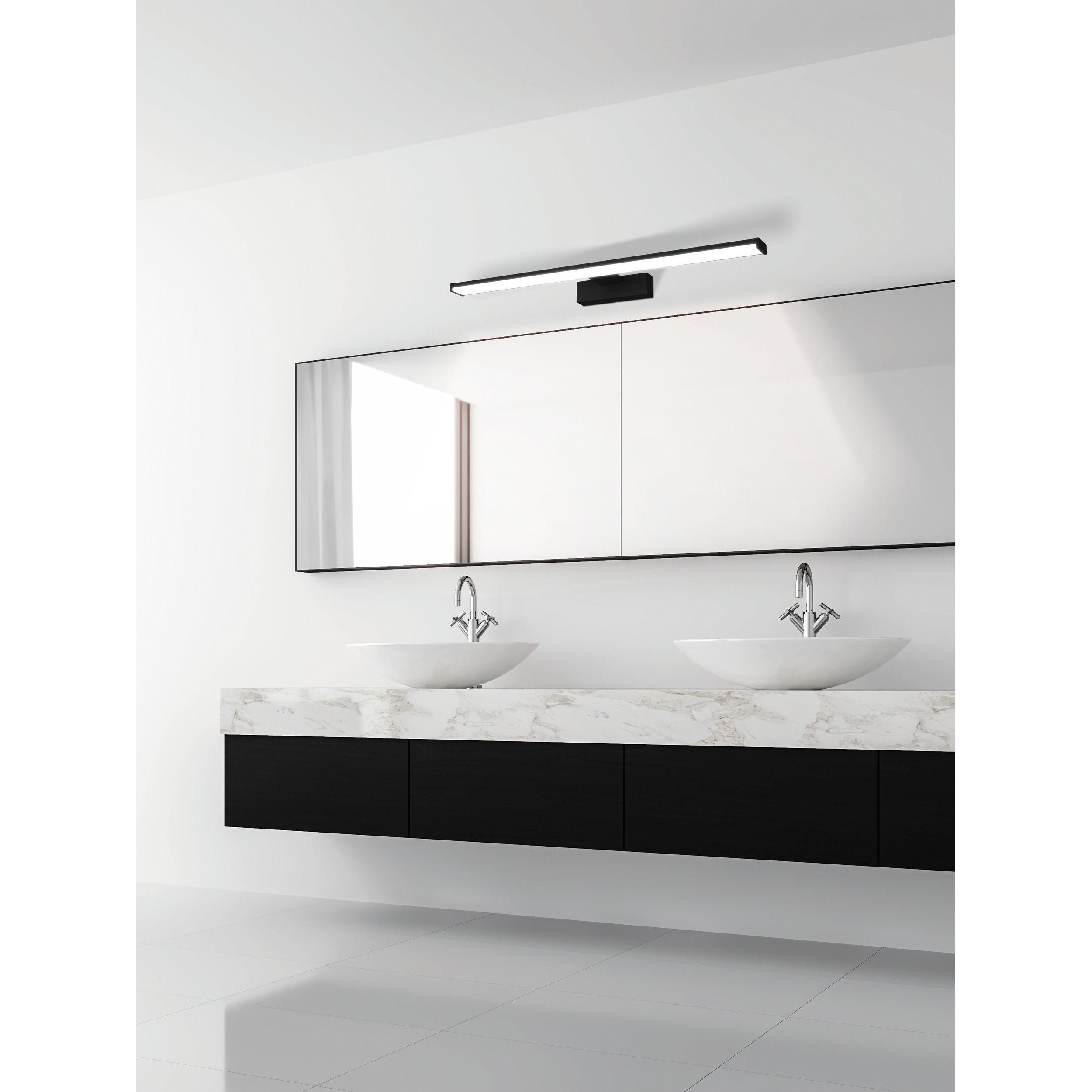 Applique LED PANDELLA 1 noir L60cm