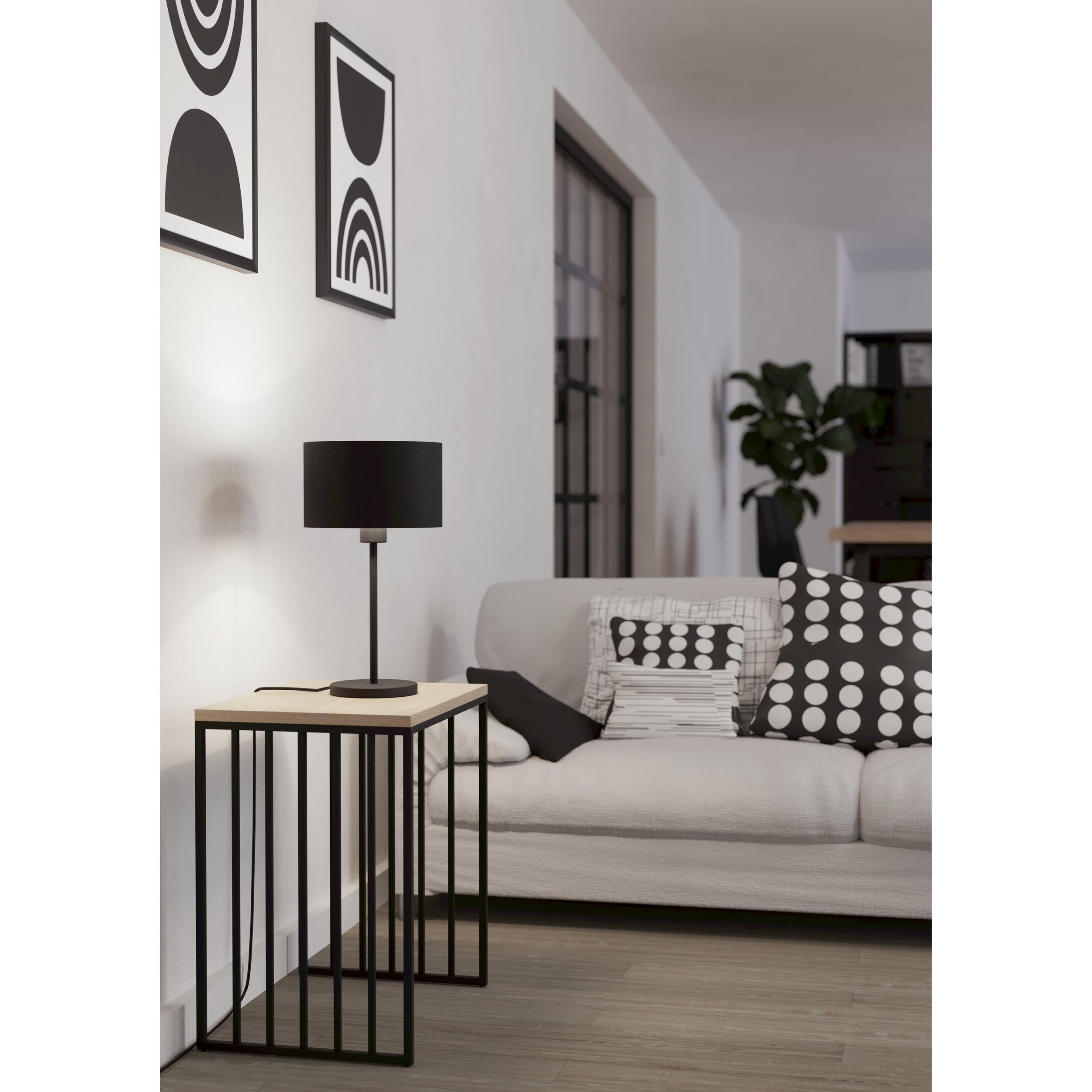 Lampe à poser MASERLO 1 noir Ø23cm
