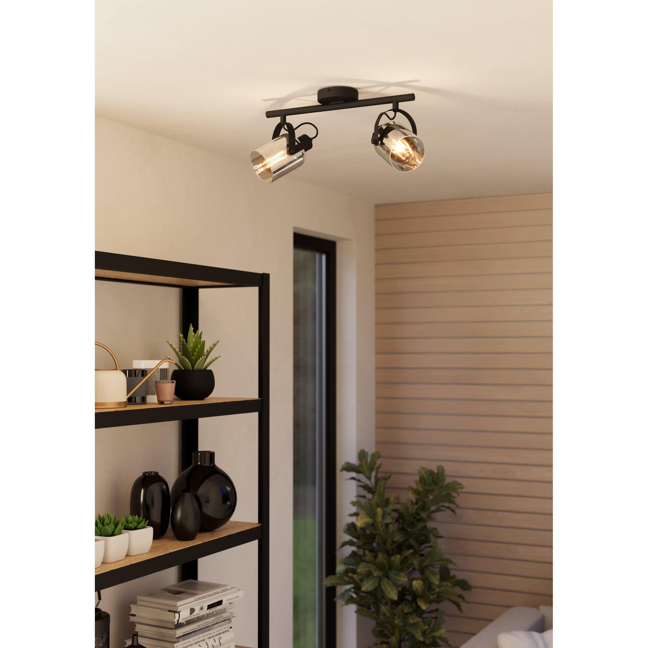 Spot BERREGAS noir L44cm