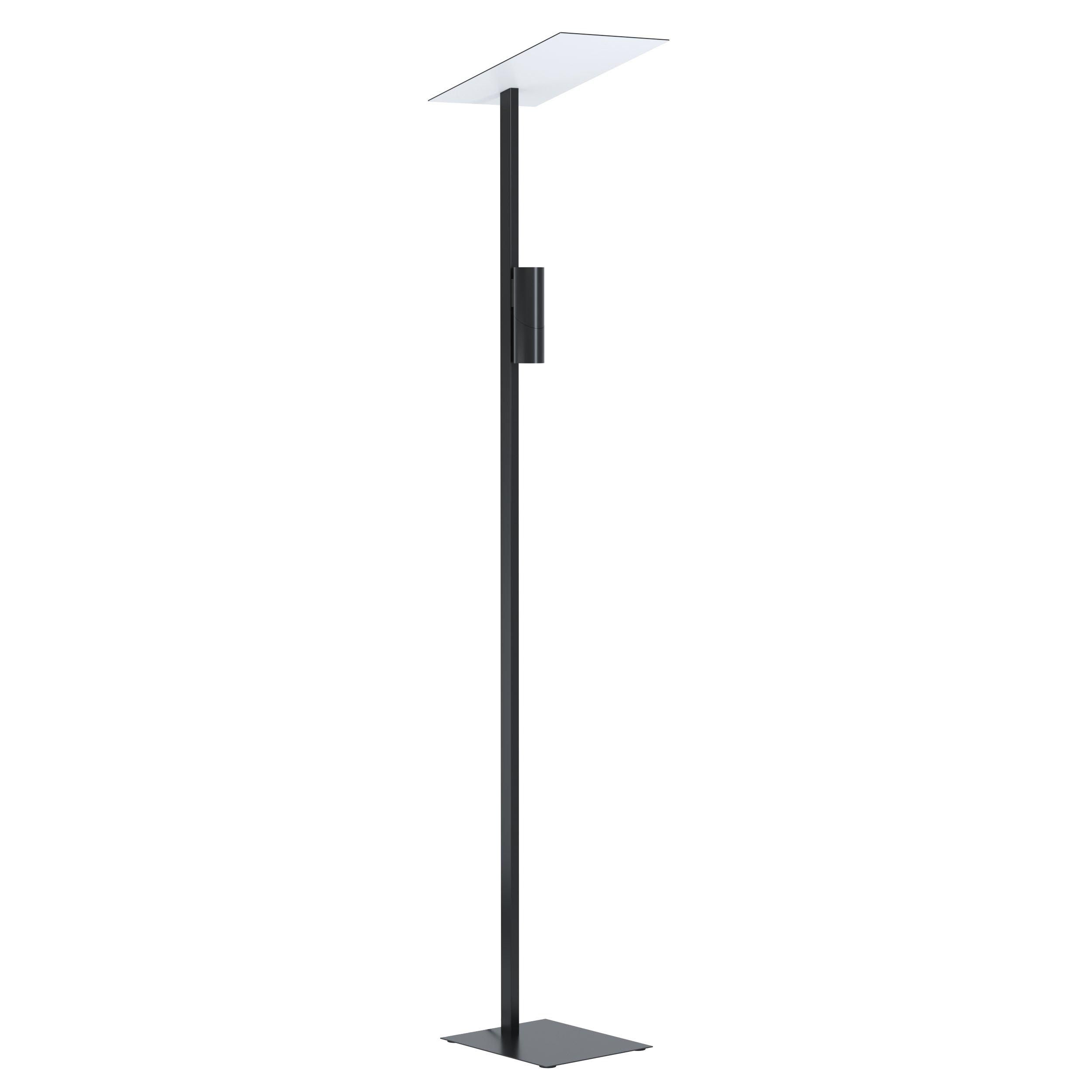 Lampadaire BUDENSEA noir H180cm